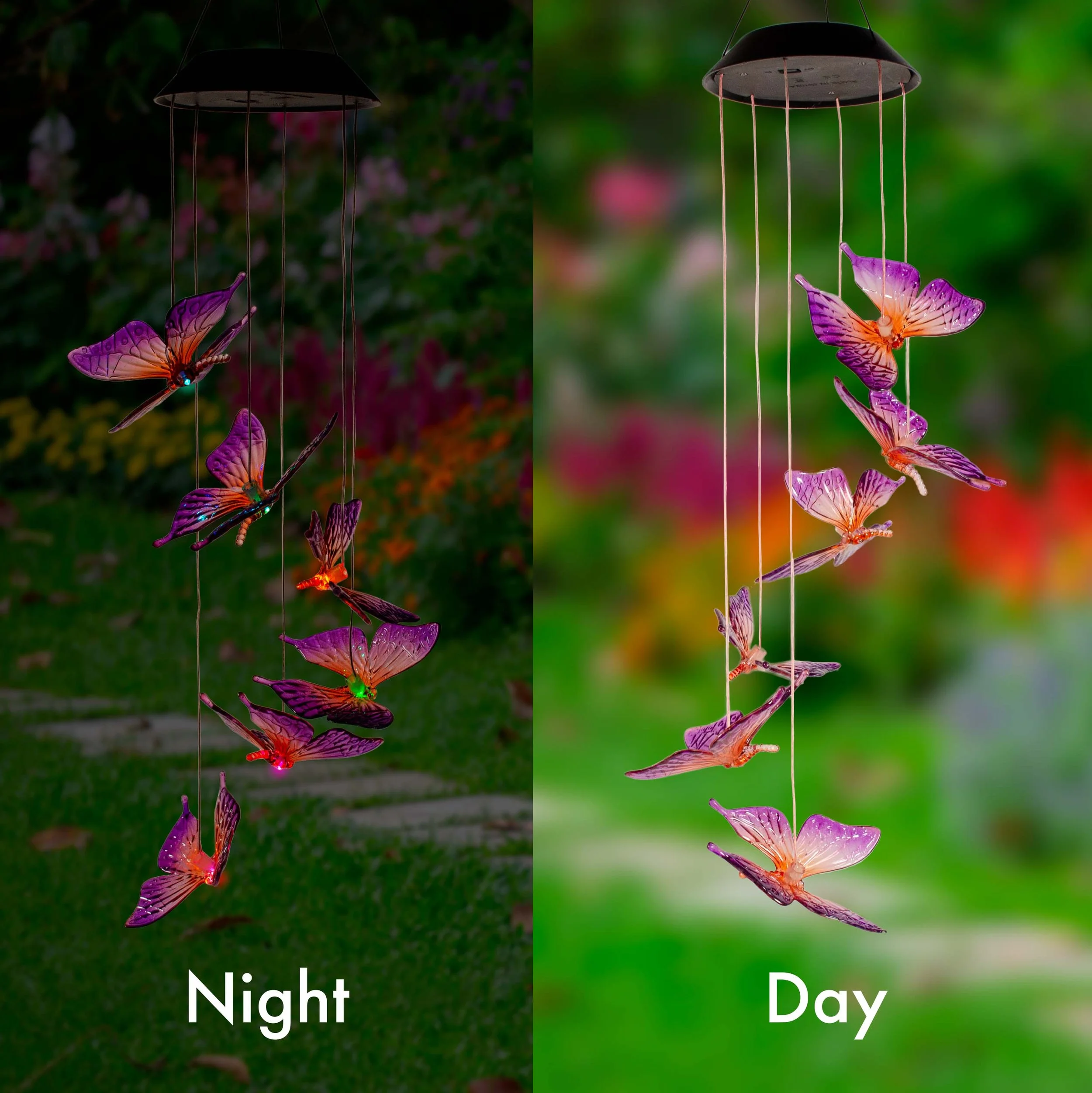 Solar Mobile Butterfly Lights ~ Item# JB9283
