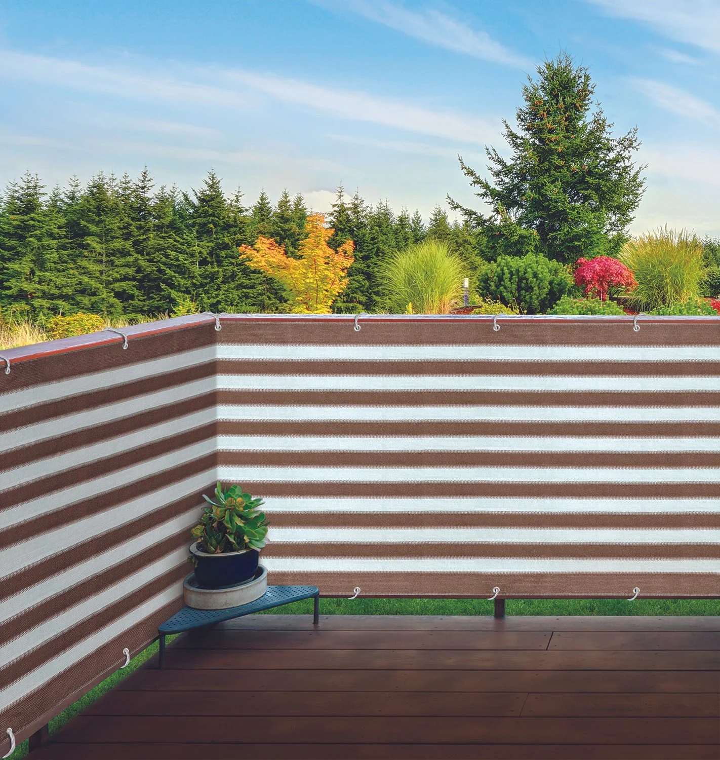 Deck & Fence Privacy Screen ~ Item# JB7686BRN