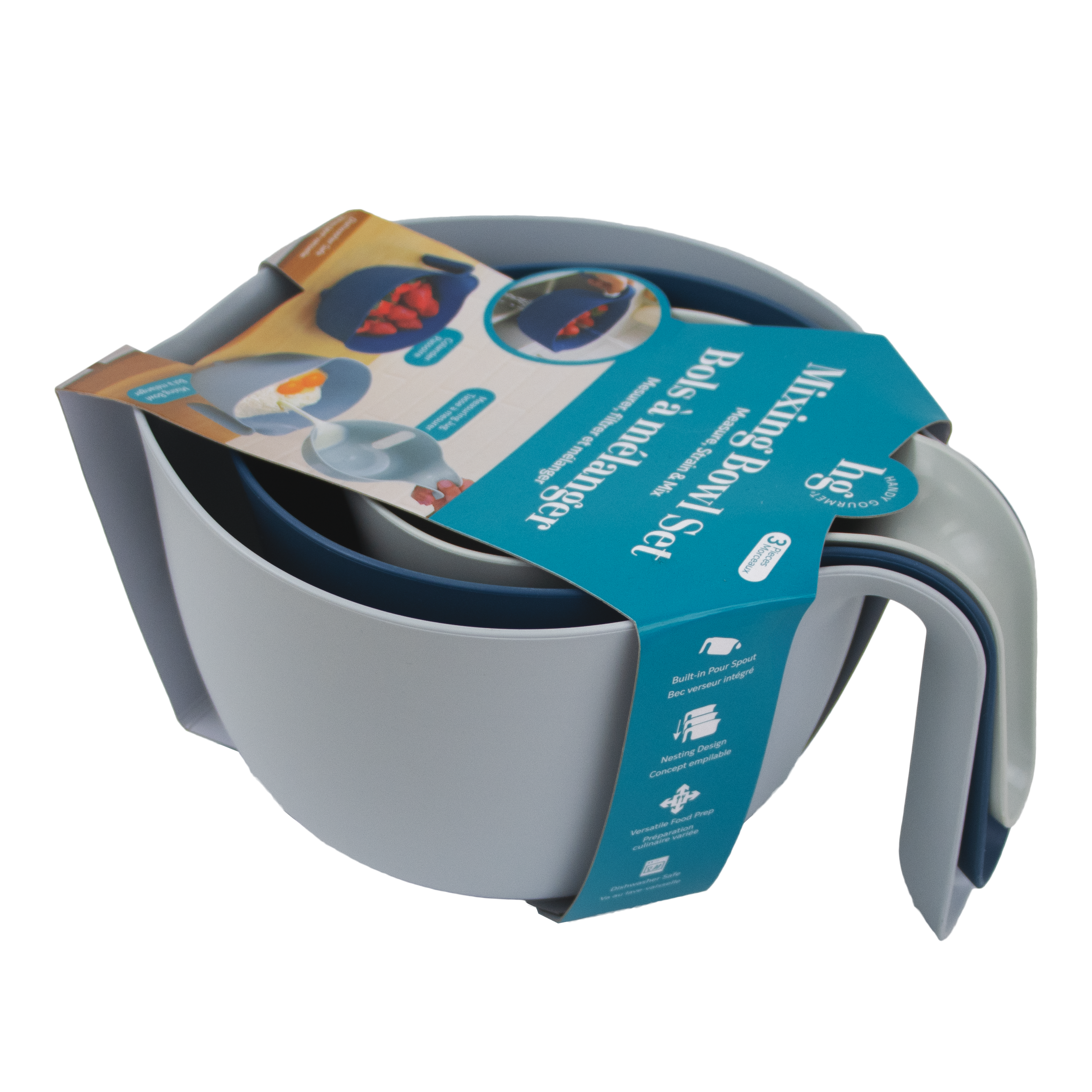 Mixing Bowls 3pc Set - F167BU