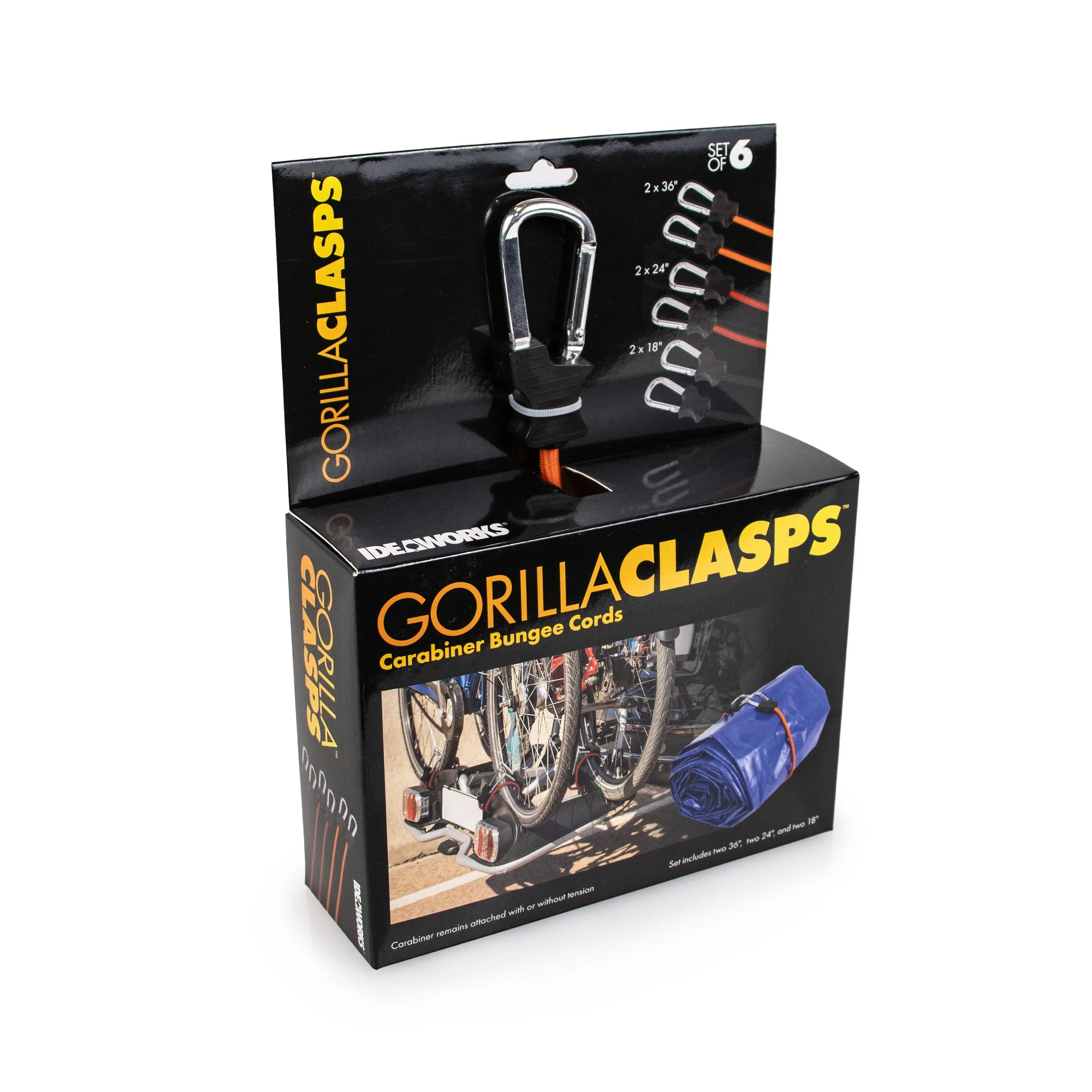 Gorilla Clasps Value 6Pk - JB9552