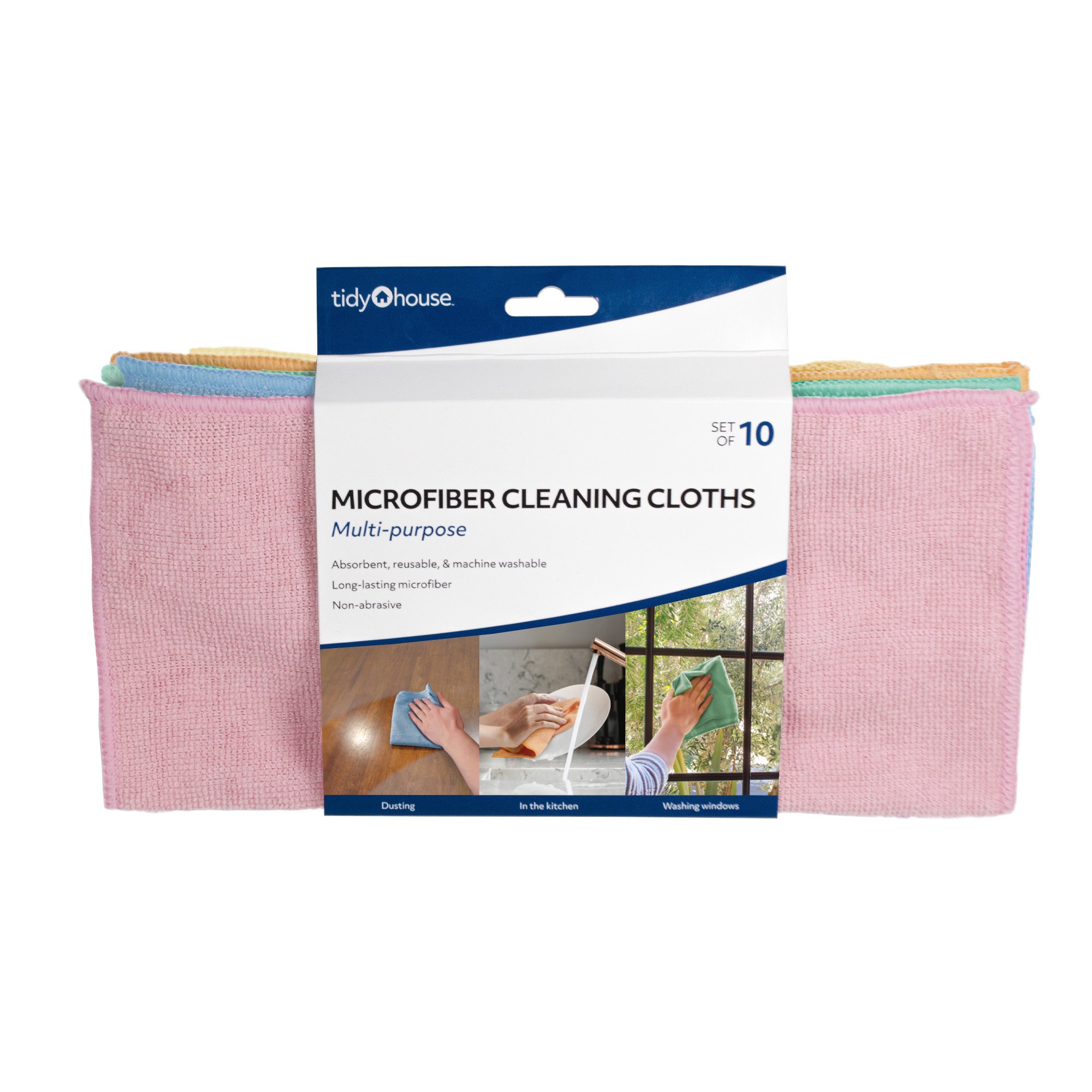 Microfiber Cleaning Cloths – Set of 10 ~Item# CANJB9372SPG