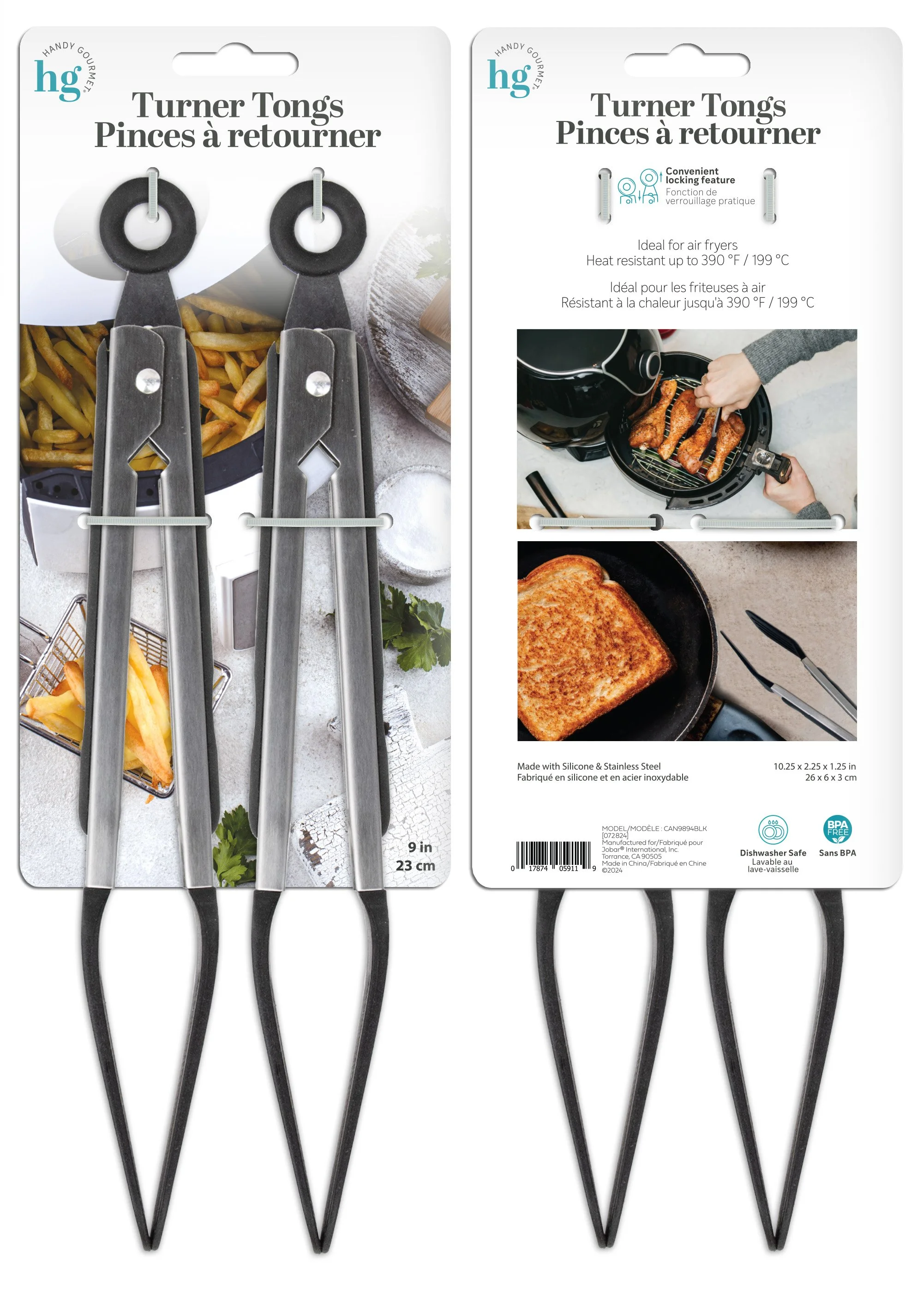 Trner Tong Set - CAN9894BLK