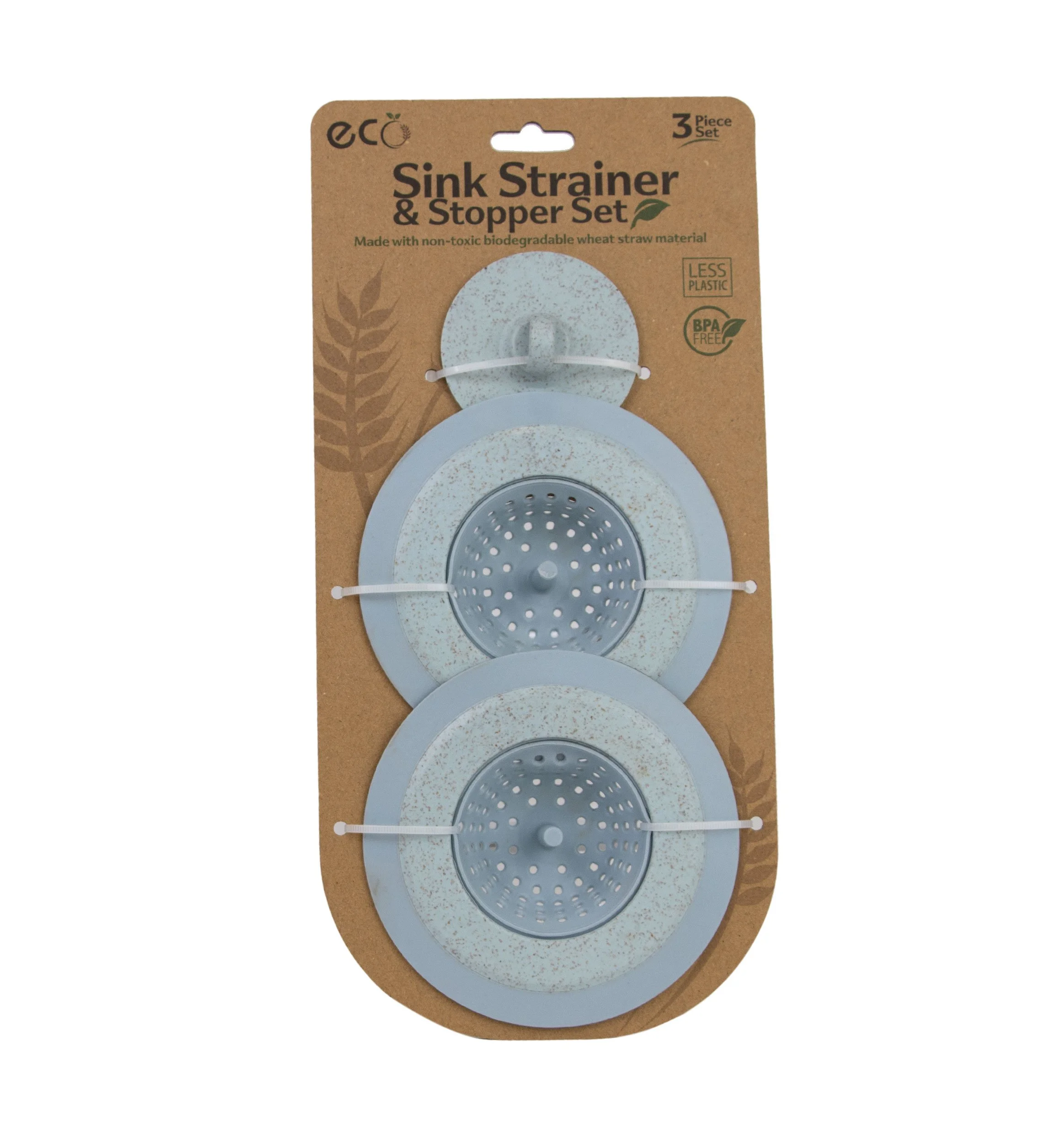 ECO Sink Strainer & Stopper 3pc Set - Sage - JB9352S3SGE