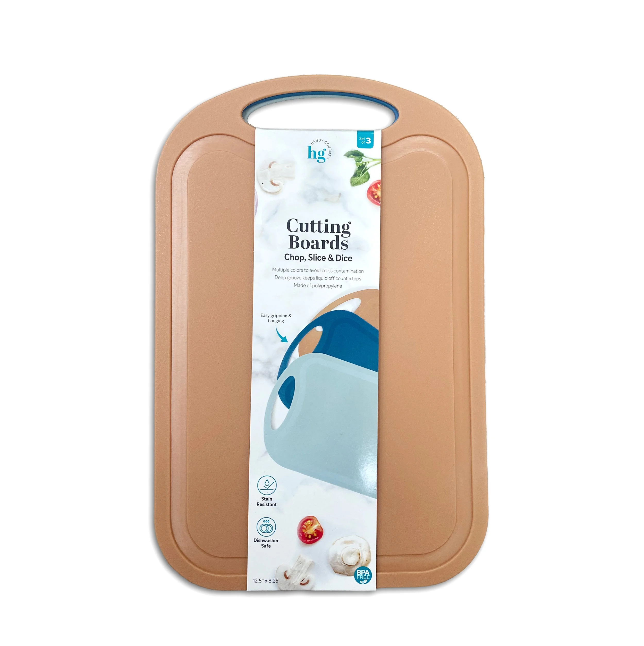 Cutting Boards - S3-Ter/Blu/Grn - JB9495TBG