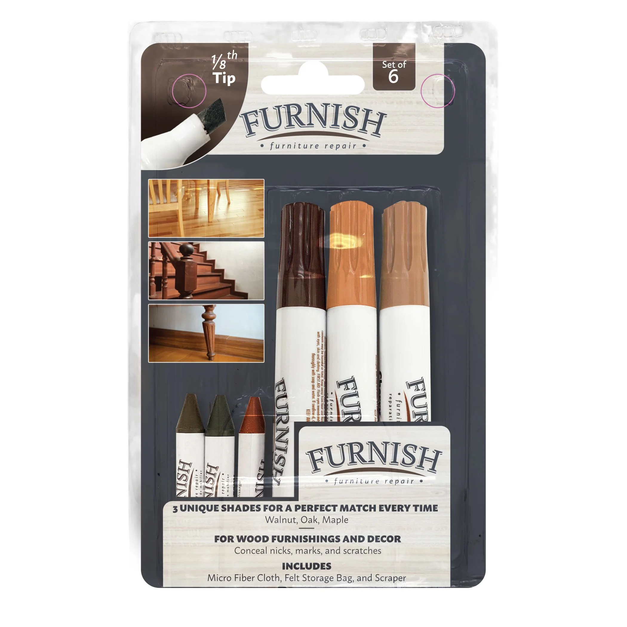 6pc Furniture Repair Kit ~ Item#RET8462R