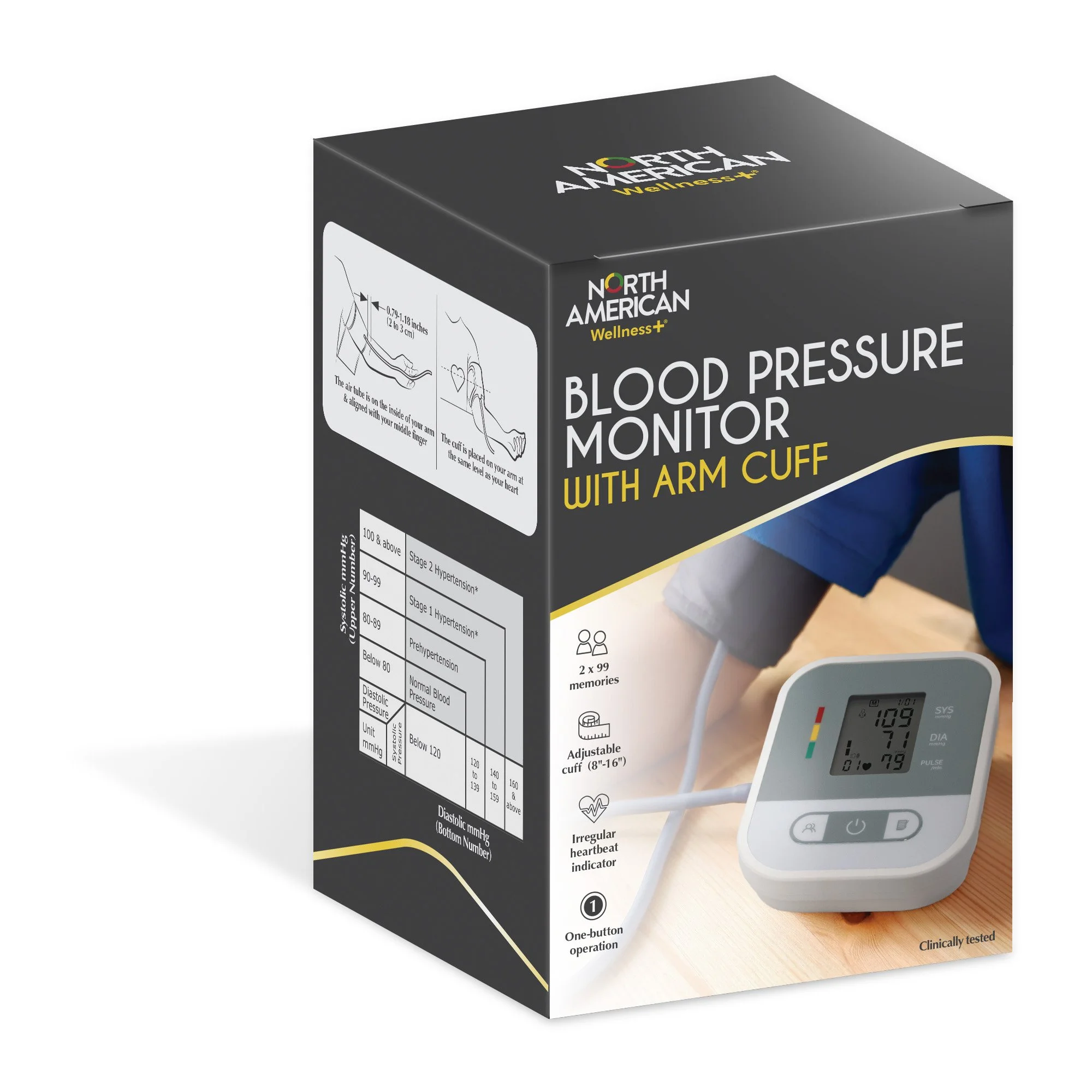 Arm Cuff Blood Pressure Monitor - JB9737