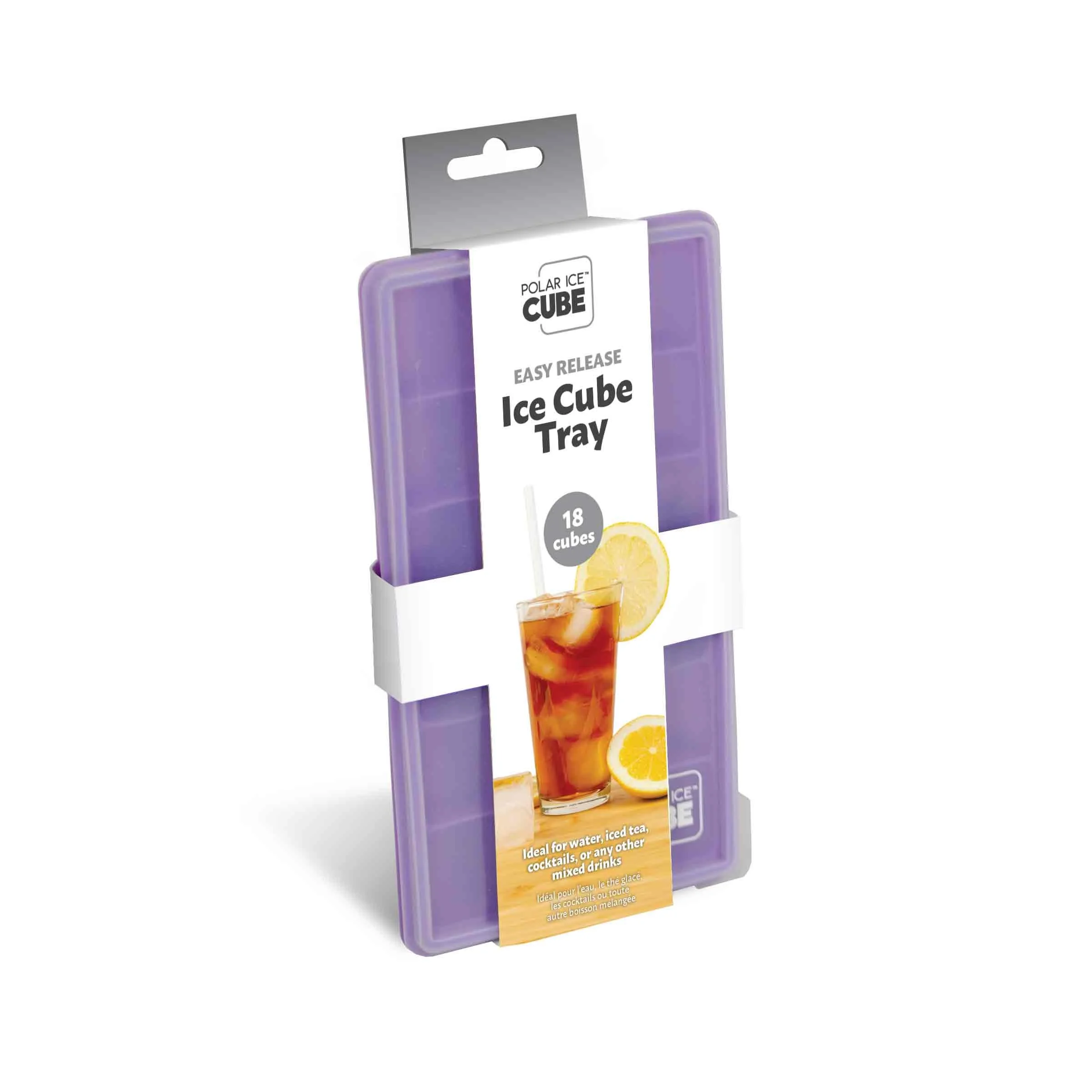 Easy Release Ice Cube Tray Reg 18 PUR-CAN9246PUR