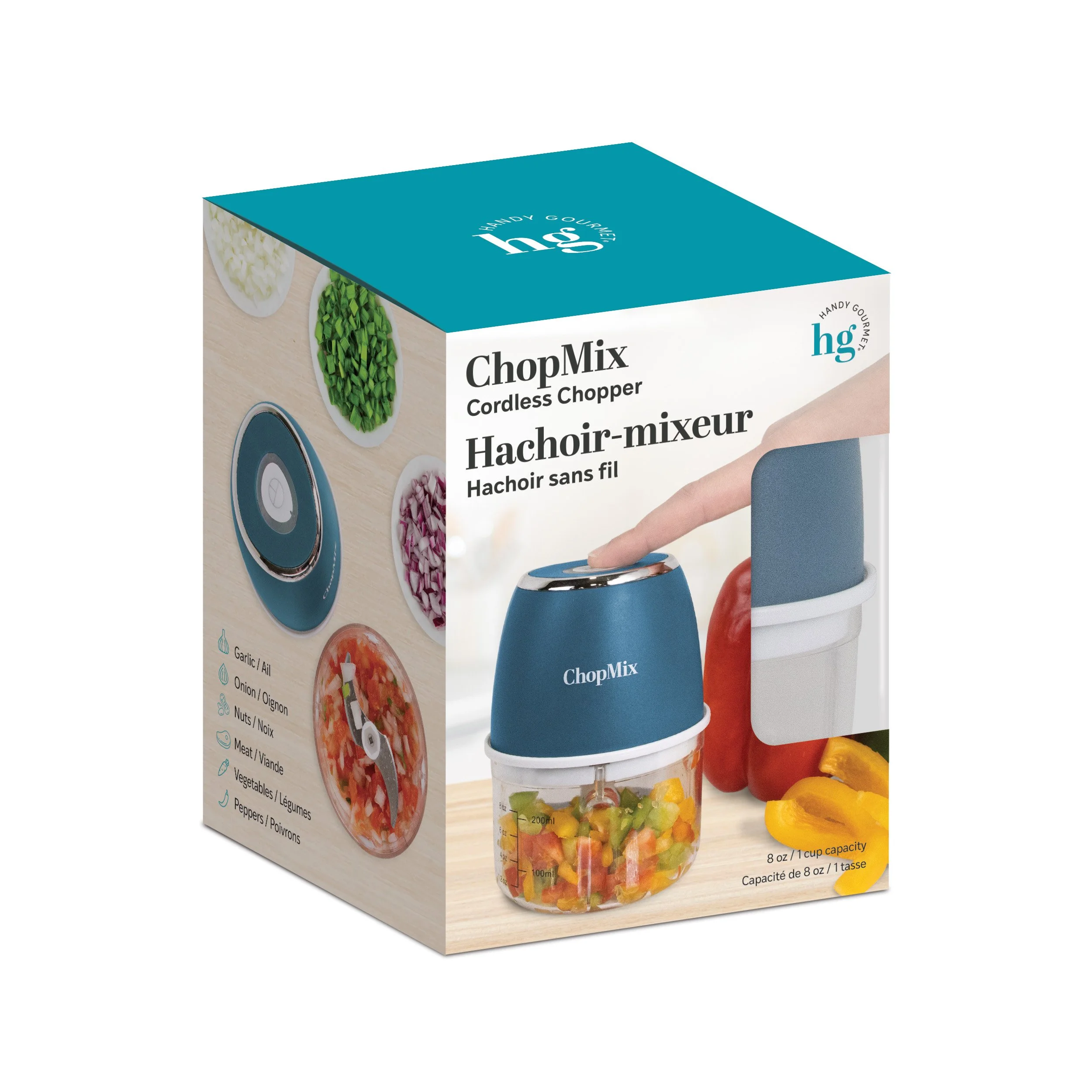 ChopMix Cordless Chopper - Blue-CAN9980BLU