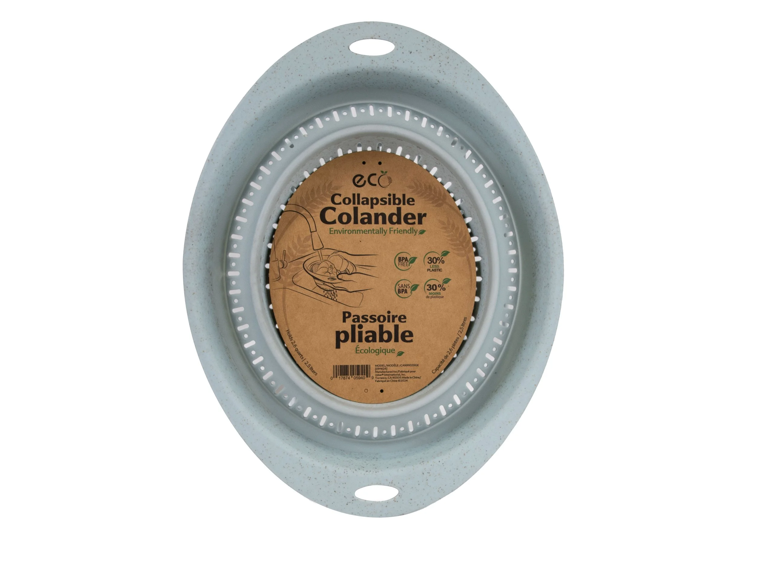 ECO Collapsible Silicone Colander- Sage - CAN9933SGE