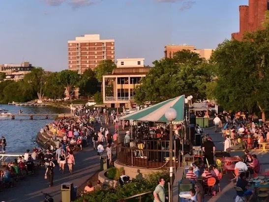 MADISON, WI - Memorial Union Terrace w/ Agnes Uncage & Maximiano