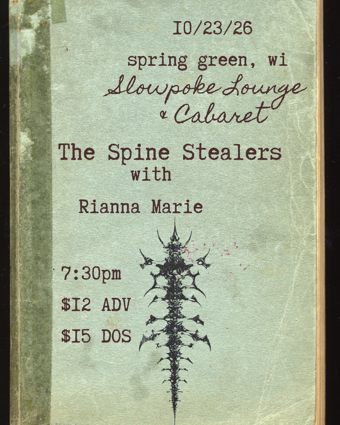 SPRING GREEN, WI - Slowpoke Lounge & Cabaret with Rianna Marie 