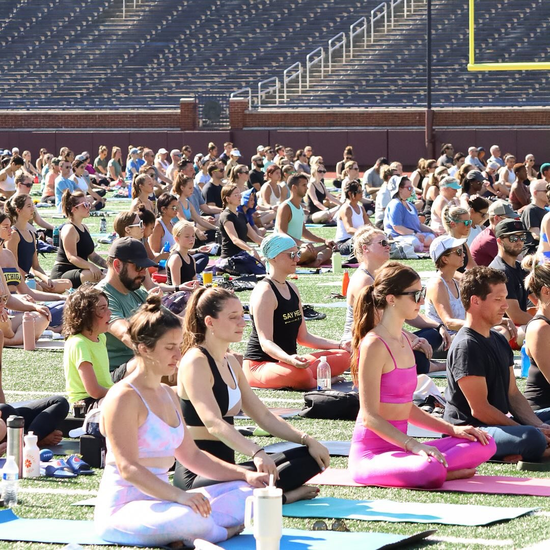 This event will SELL OUT: Only 250 tickets left for Yoga at the Big House! 

Join Kacee Must for an amazing yoga experience on the field at the Michigan Stadium to speak openly about mental health awareness and suicide prevention.

A portion of proce