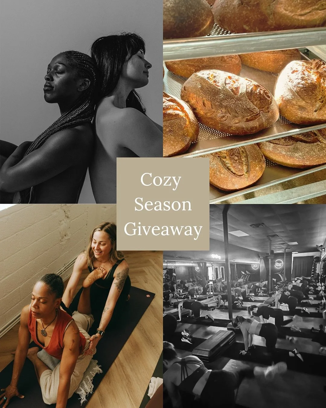 π COZY SEASON GIVEAWAY π
Fall into the season with your favorite local spots! We’ve partnered with @secretbaker.y , @leanbodystudio, and @metaphysica to bring you the ultimate cozy season experience β¨
Ready to win? Here’s how to enter