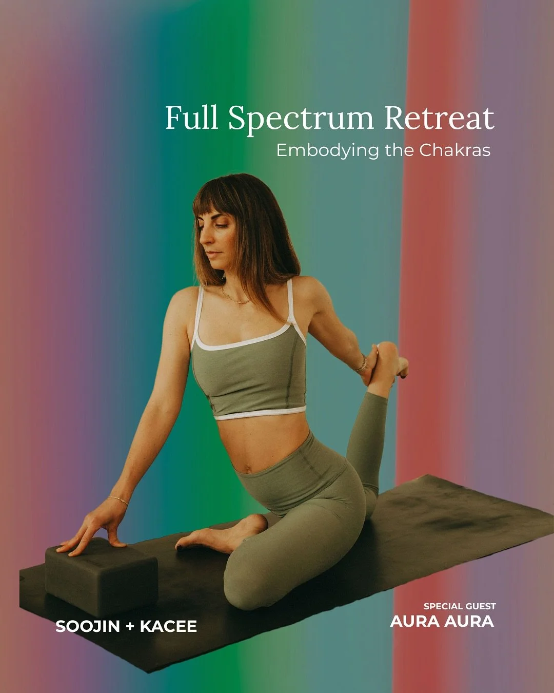 Full Spectrum: Embodying the Chakras October 5-9, 2025 | Two Bunch Palms, Palm Desert

Step into a transformative week where ancient wisdom meets modern insight. Join Soojin Kim and Kacee Must for an immersive retreat that illuminates your energy fro