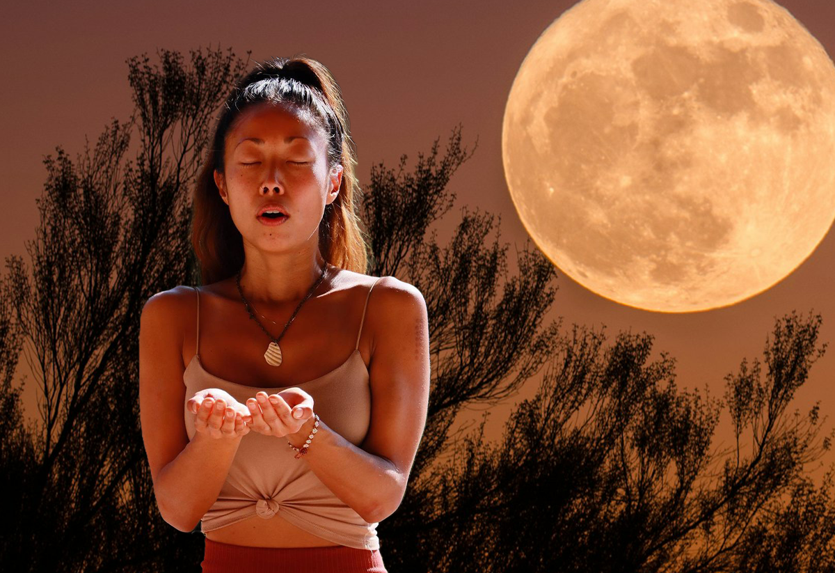 Full Moon Libation: A Somatic Yoga & Sound Immersion w/ Soojin Kim