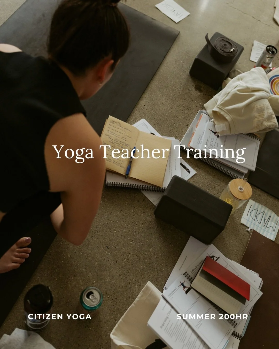 The journey from student to teacher starts here.

Citizen Yoga&rsquo;s 200-Hour Yoga Teacher Training is back &mdash; running May 30 through August 30, 2026 &mdash; and we want you in the room.

This Yoga Alliance-certified program is a fully hybrid 