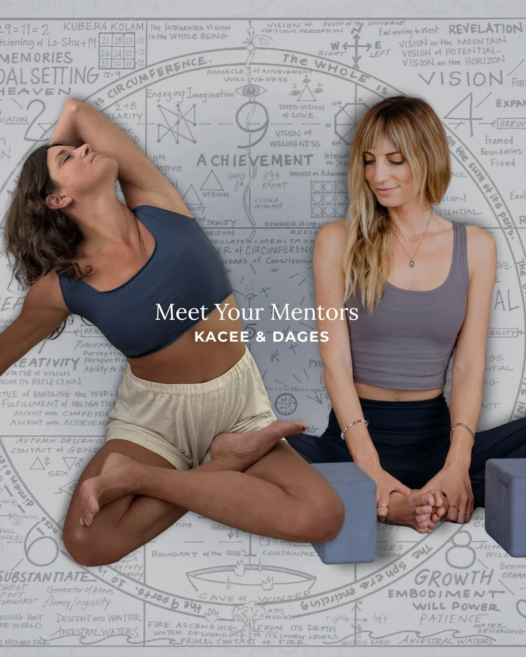 Announcing the Dages x Kacee Mentorship.

This mentorship is designed for yoga teachers who&rsquo;ve had some exposure to the Magic Square and are ready to go deeper &mdash; not just into Katonah Yoga, but into their own voice as a teacher.

Over fiv