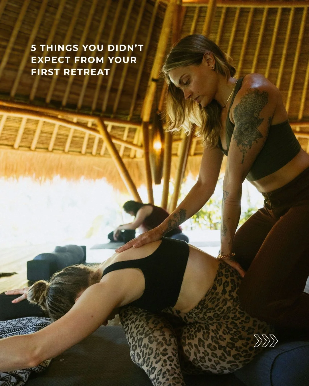 A yoga retreat is like a vacation, if a vacation had depth, and purpose, and no stress.

A vacation lets you escape your life for a while.

A retreat gives you back to yourself.

The reclamation of mental space when someone else is lovingly planning 