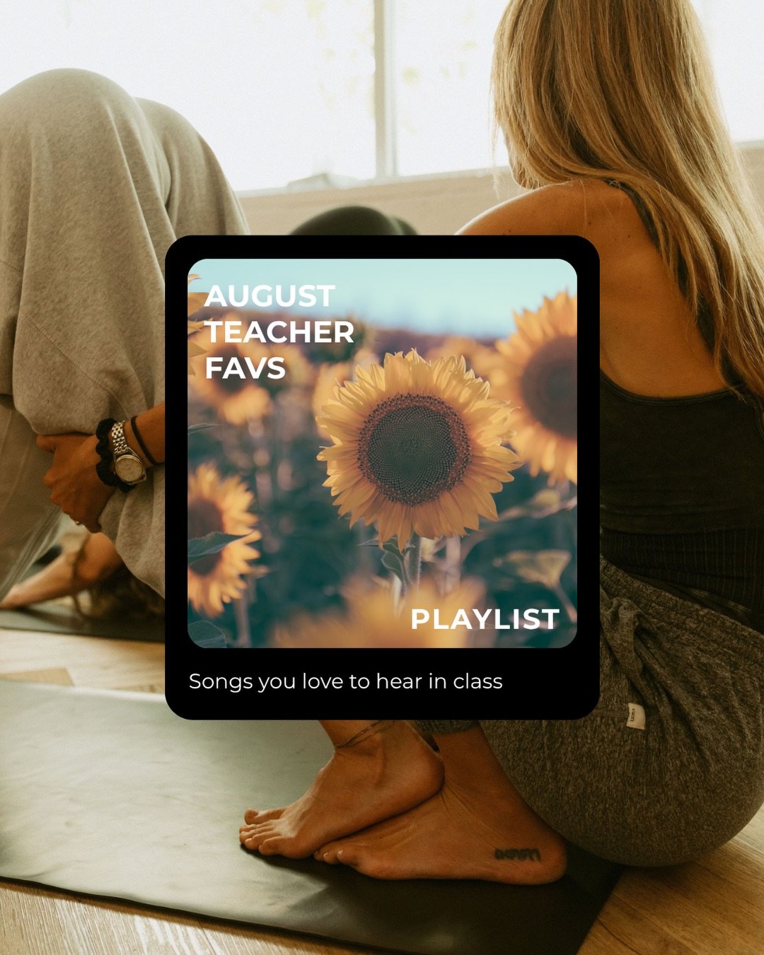 Music moves through the body the same way breath does, helping to set pace, ease tension, and give your nervous system permission to shift gears. 

A slow opening track can settle a racing mind before the first pose. A rhythmic build during flow can 