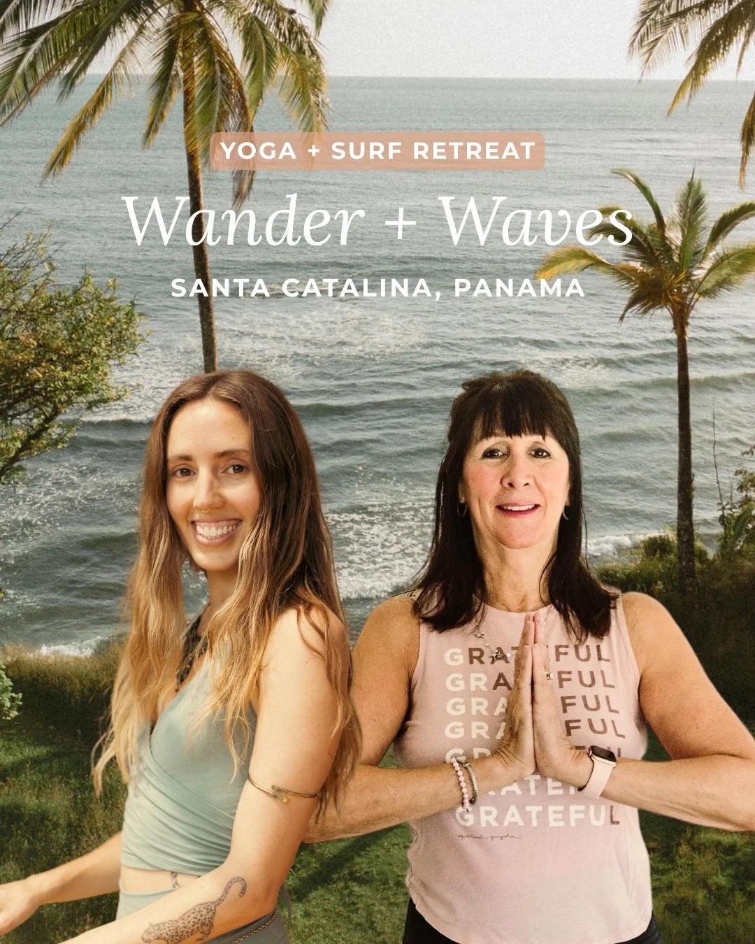 Six days on the shores of Santa Catalina, Panama, where the mornings start with practice and the pace never picks up from there. 🐚

Join Samantha and Cindy for Wander + Waves, our new retreat at Waluaa, built around twice daily yoga, fresh locally s