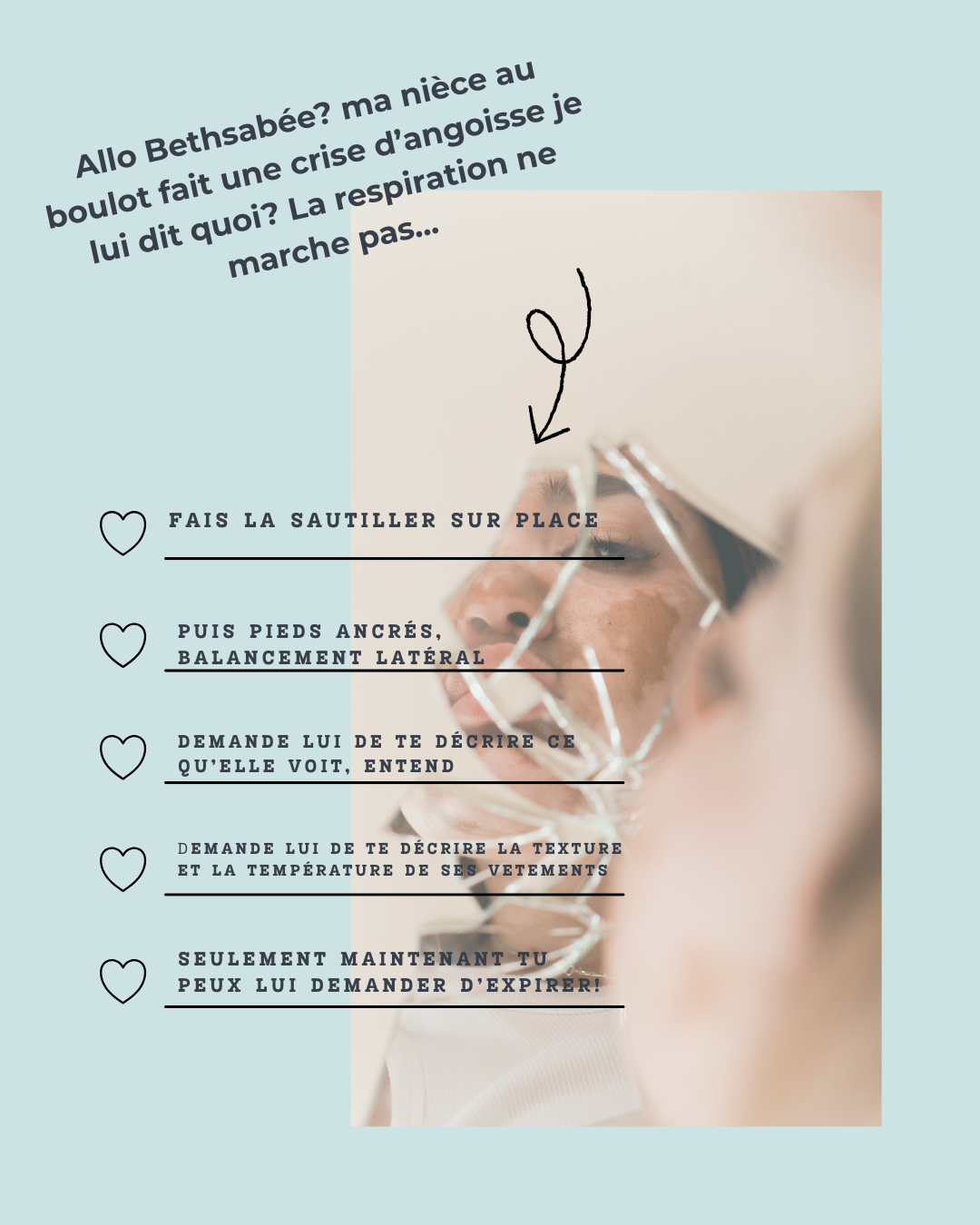 gérer une crise d'angoisse