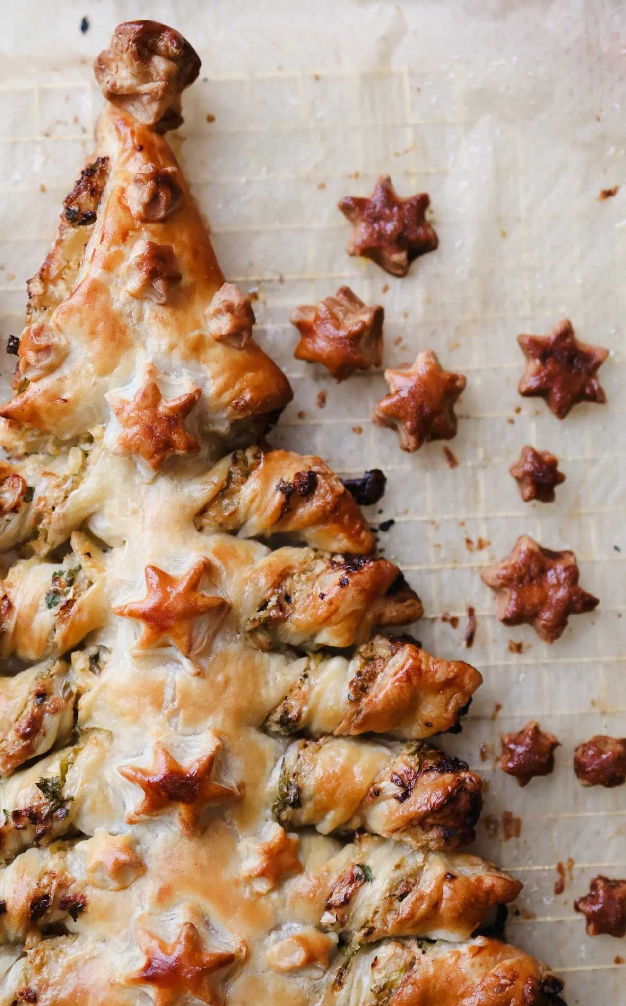 Puff Pastry Xmas Tree