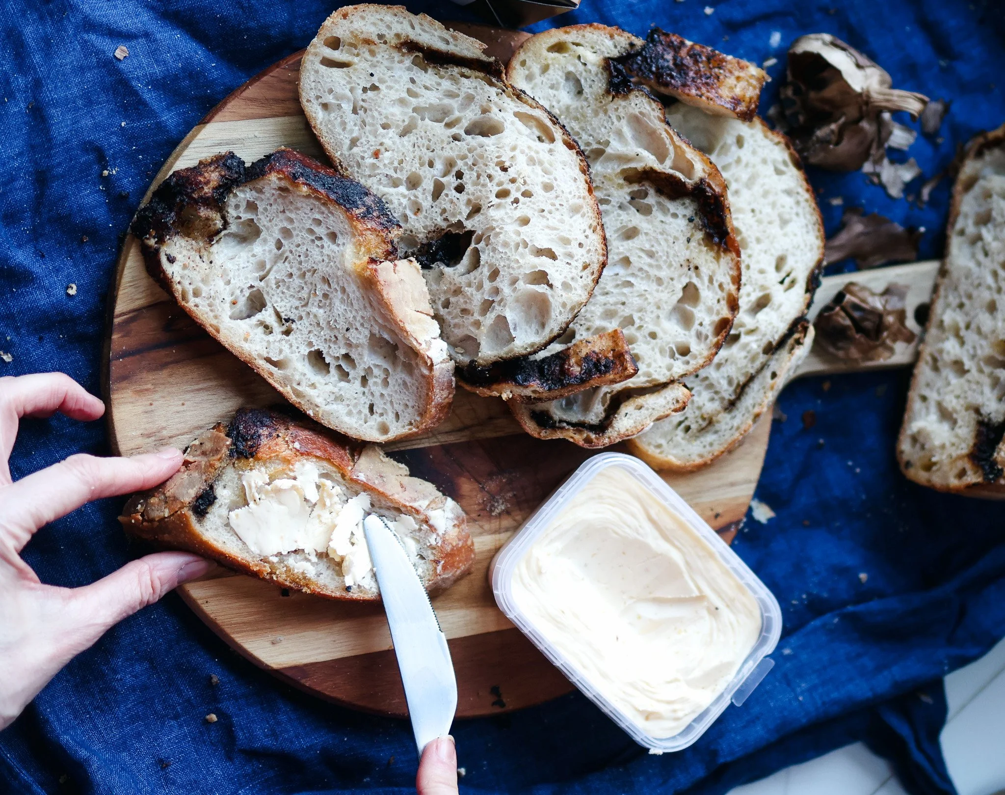 Black Garlic Rustic Sourdough