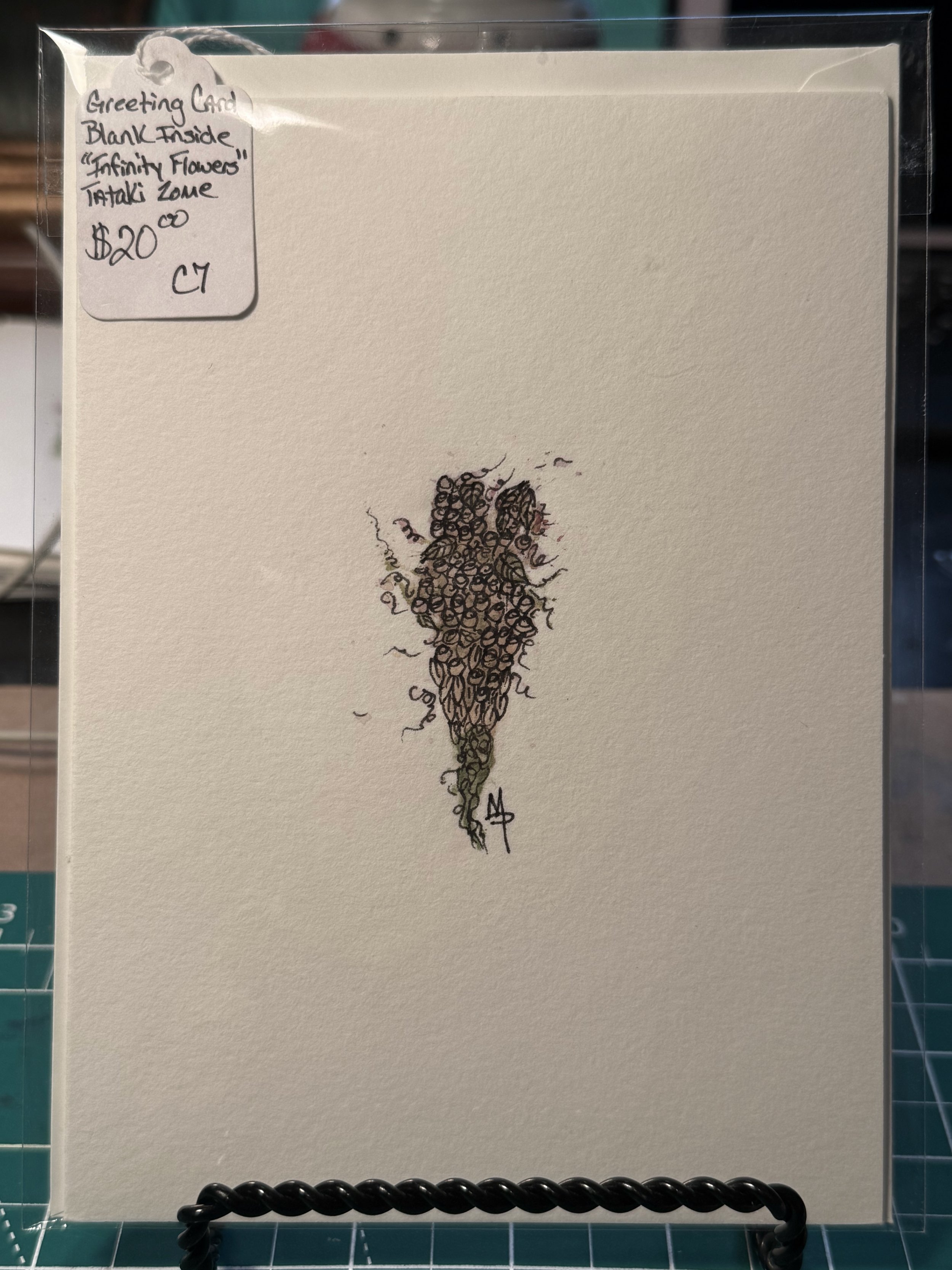 C7 Infinity Flowers Card