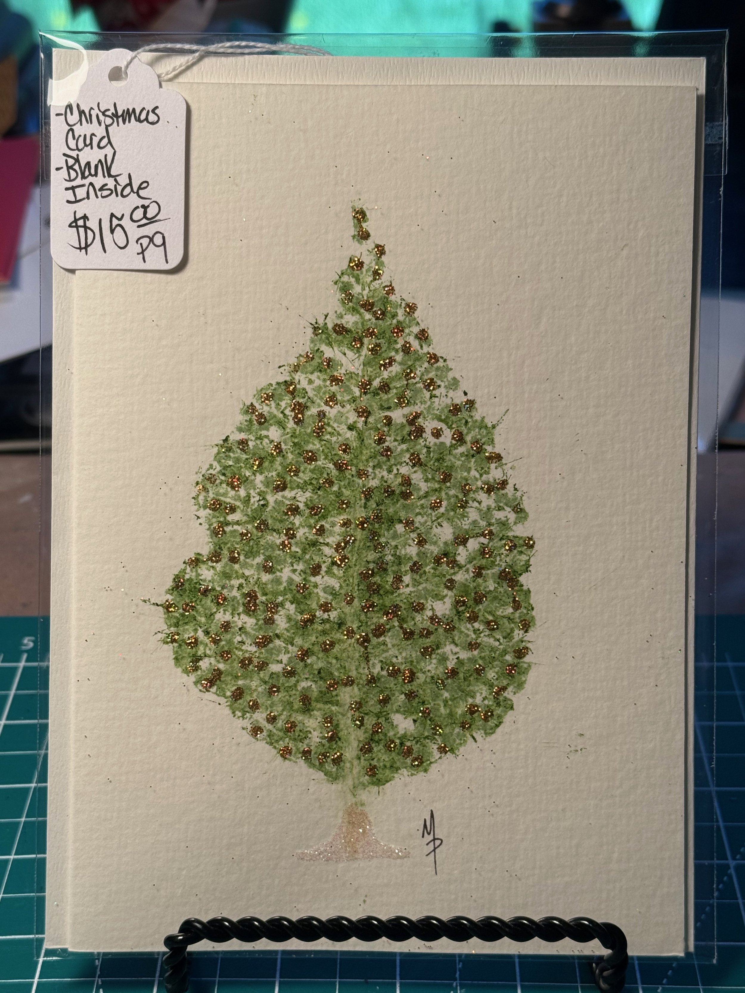 P9 Infinity Flowers Christmas Card