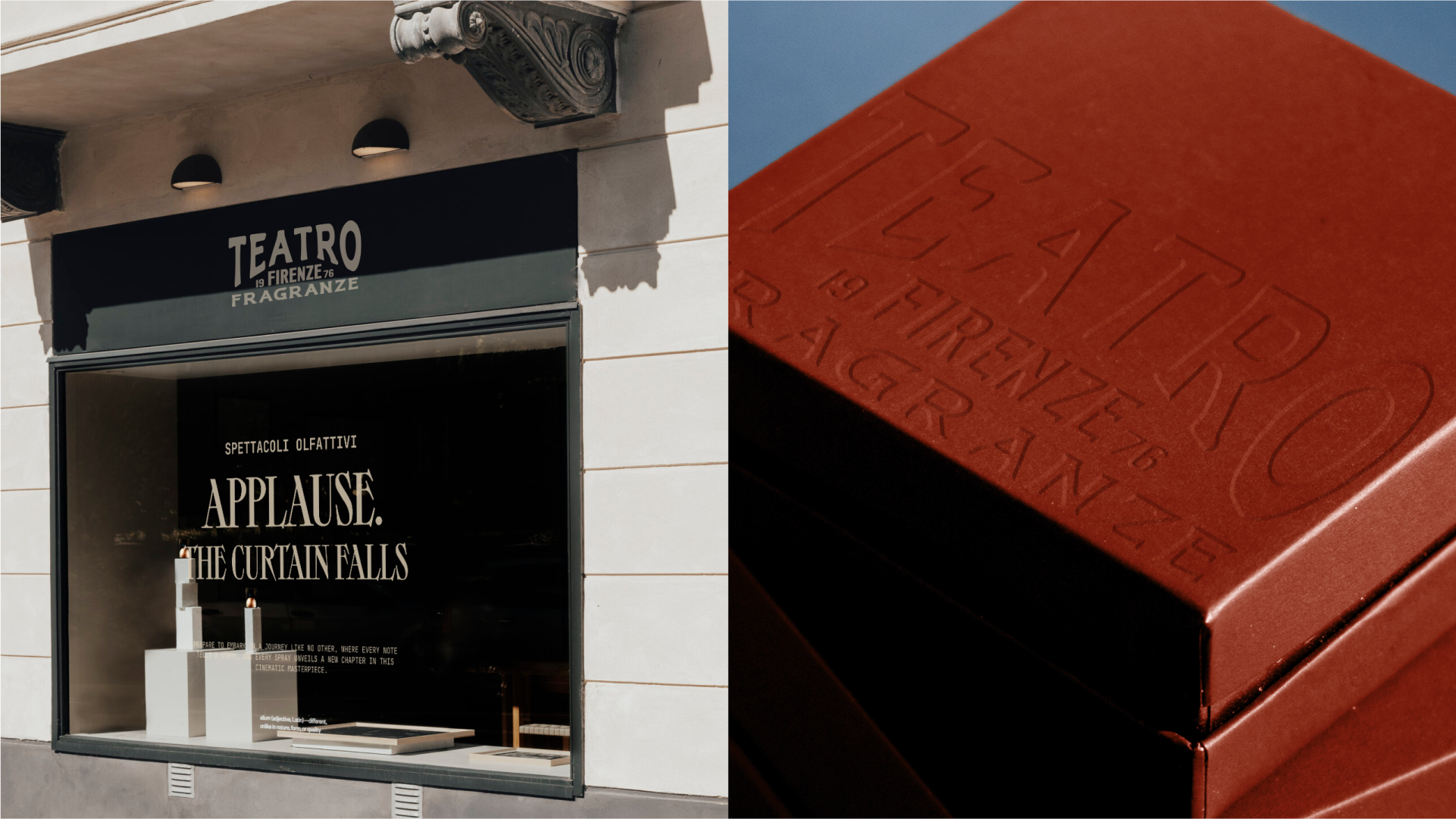 Teatro Fragrance Uniche – Brand identity and art direction for a fragrance brand from Italy