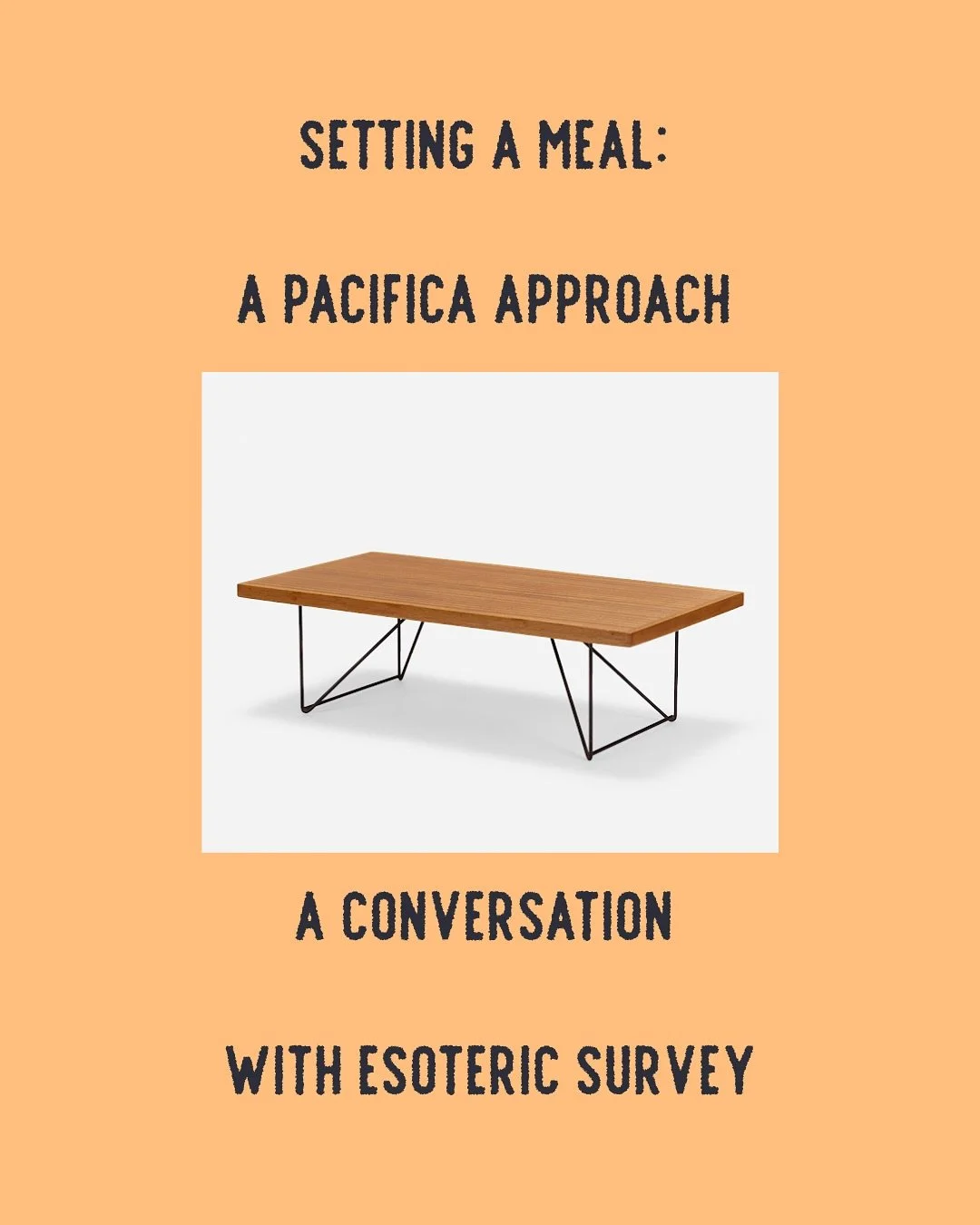 My devotion to mid-century design only accelerated when I moved back to San Diego in 2014. I was lucky to meet like-minded people including @esotericsurvey.

Very excited to share our conversation about Pacifica, and artists who have created great de