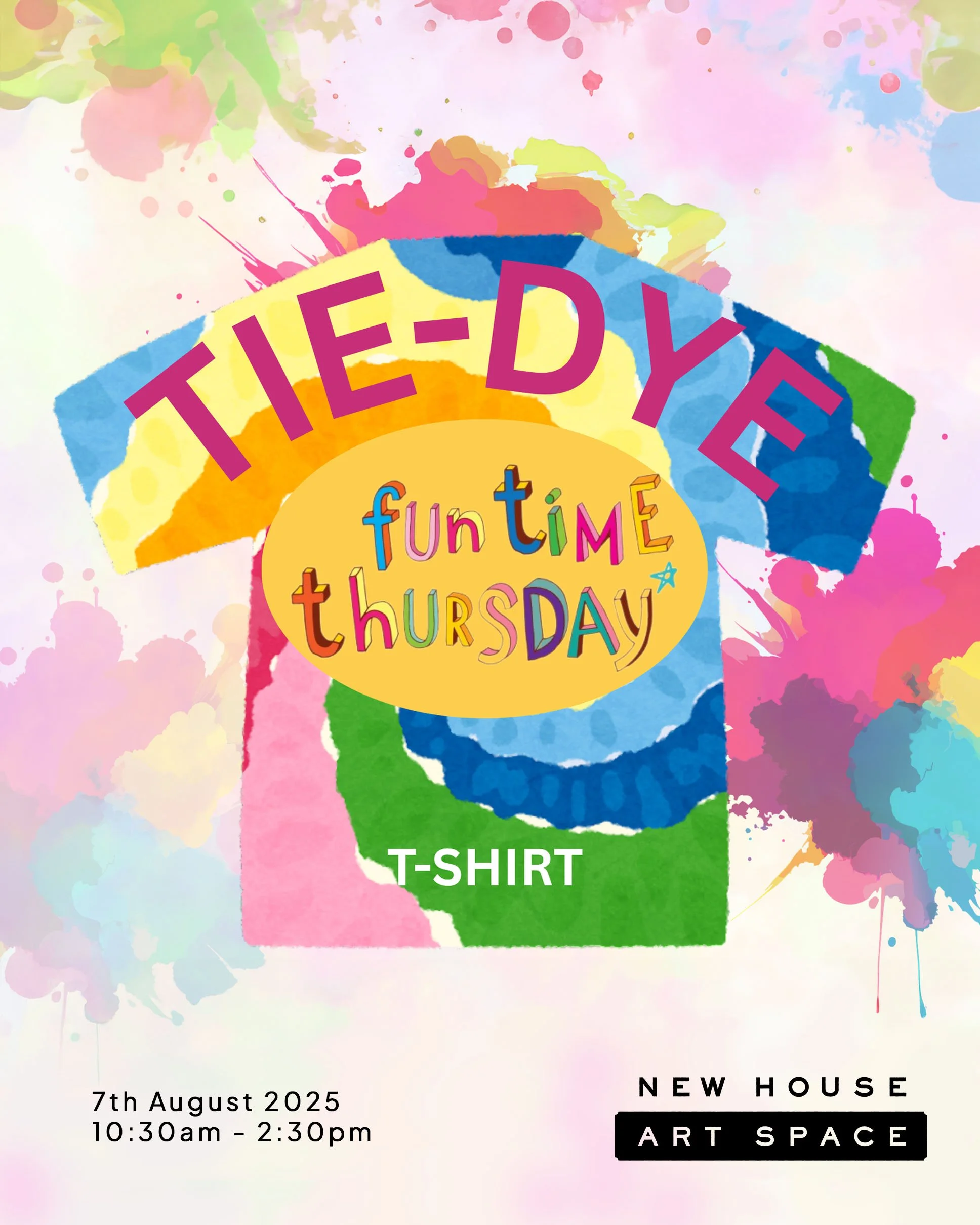 Fun Time Thursday: Tie-dye T-shirt Workshop