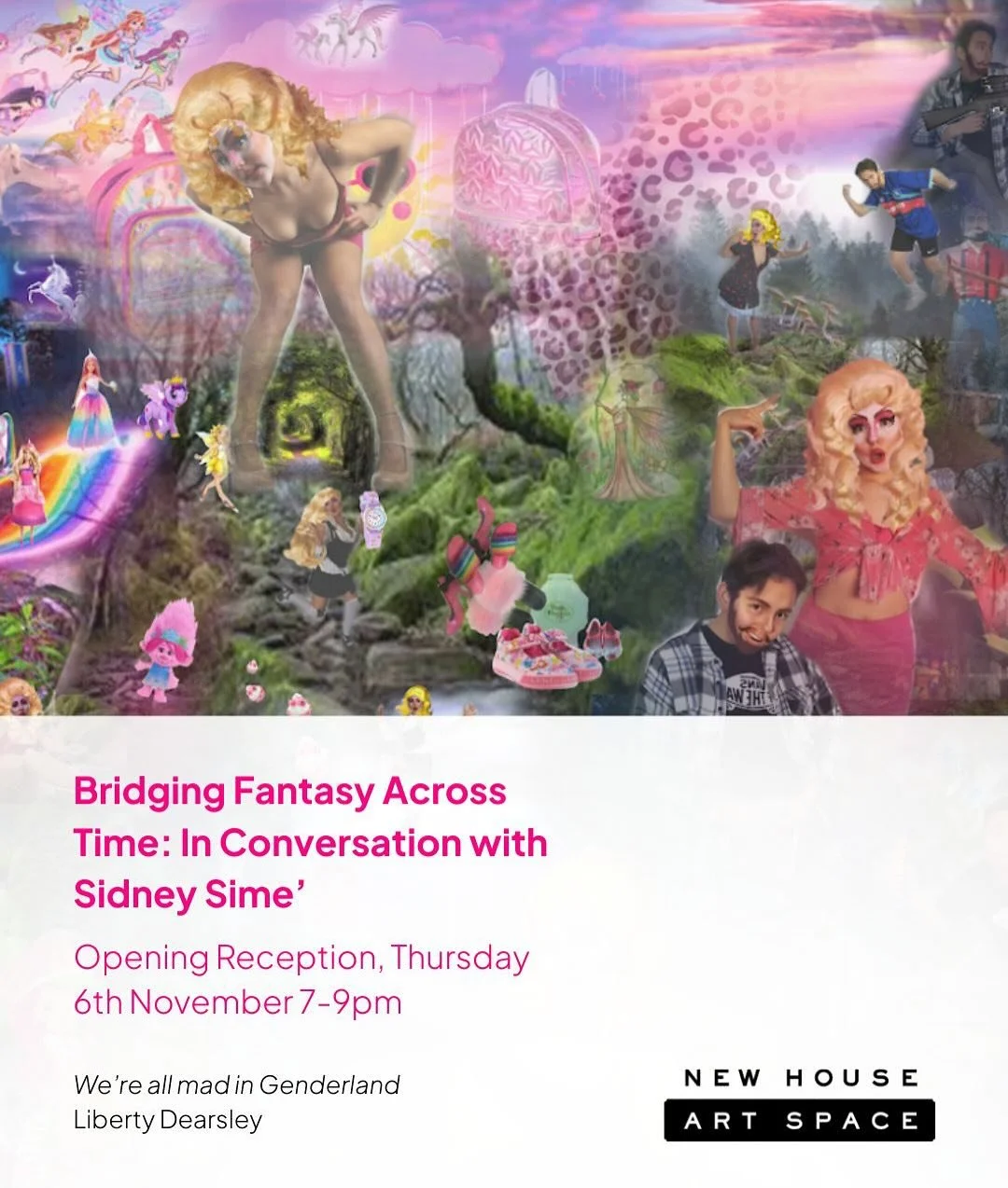 Opening Reception Announcement 📣 
Thursday 6th November 7-9pm
New House Art Space is proud to present ‘Bridging Fantasy Across Time: In Conversation with Sidney Sime’, a unique exhibition exploring the enduring influence of Sidney Sime