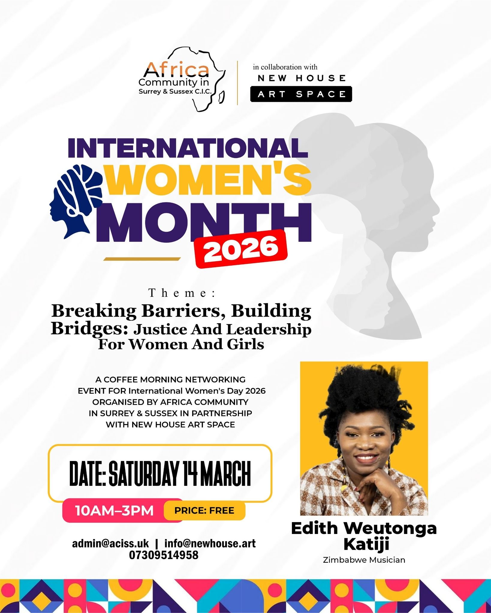 Stop by today for a coffee, and discuss building bridges and breaking barriers hosted with  @africainsurreyandsussex 
Hear from our insightful, informed guests while having a coffee and chat. 
Open from 10-3pm 🌱