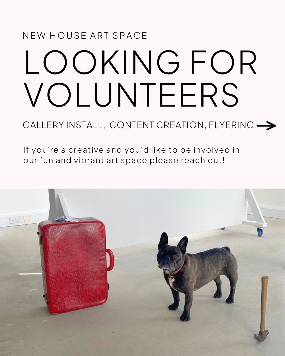 We&rsquo;re on the lookout for volunteers to support our work. We&rsquo;re looking in particular for photographers, videographers, support with marketing, and setting up and changing around the gallery space for exhibitions. If you&rsquo;re looking t