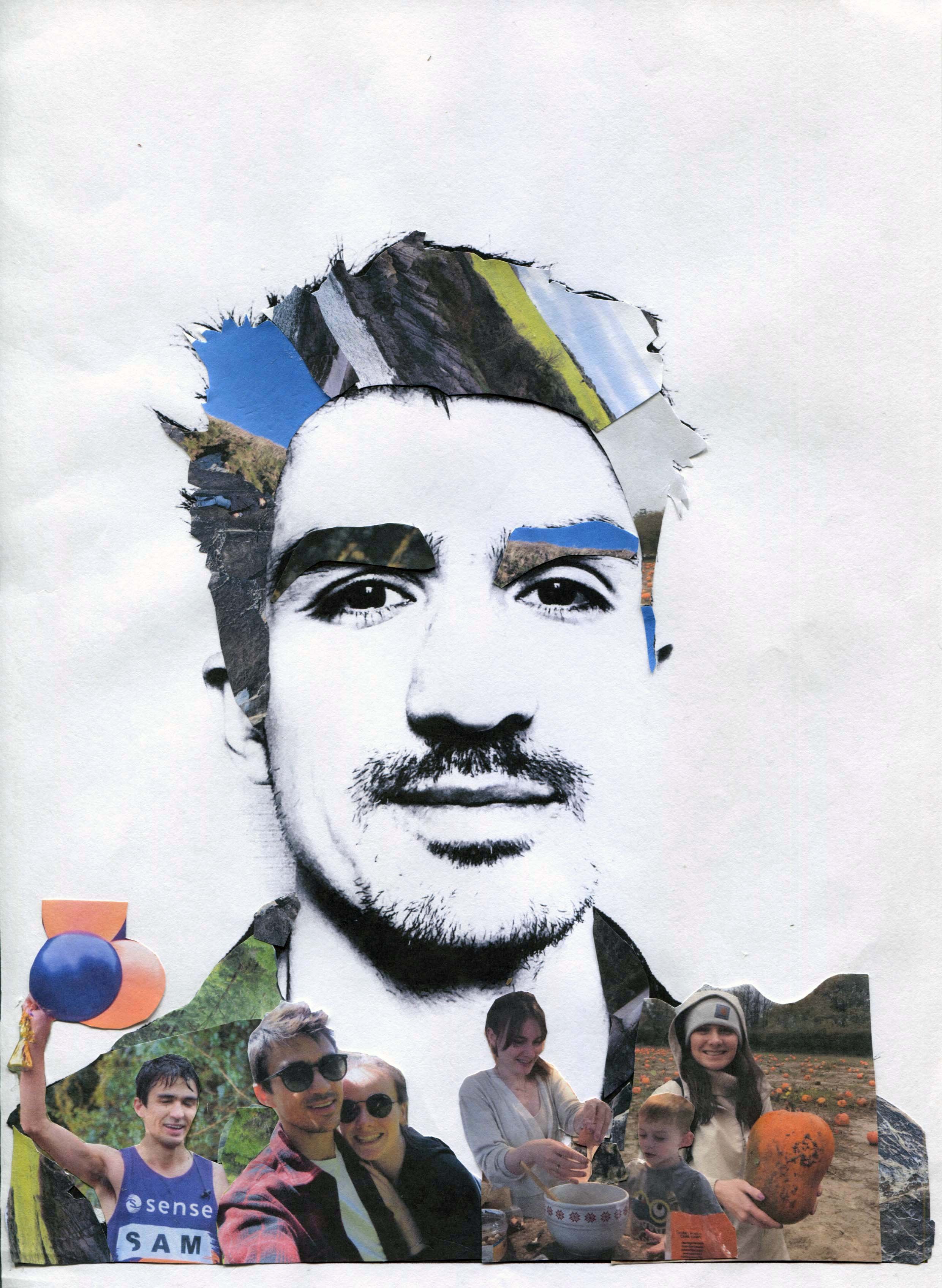 Collage Portrait Workshop with Sam Ivin