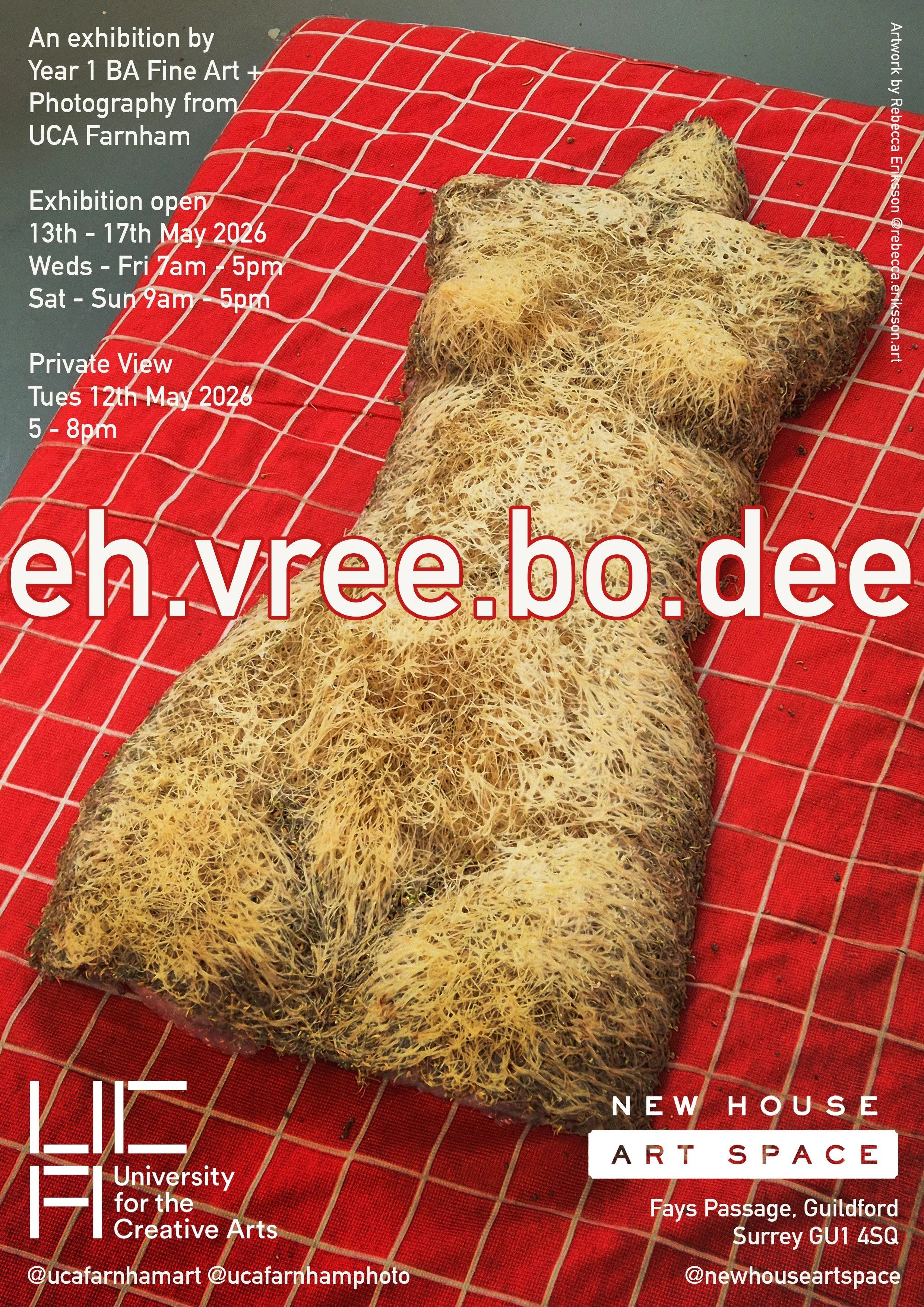 eh.vree.bo.dee - Year 1 BA Fine Art + Photography from UCA Farnham