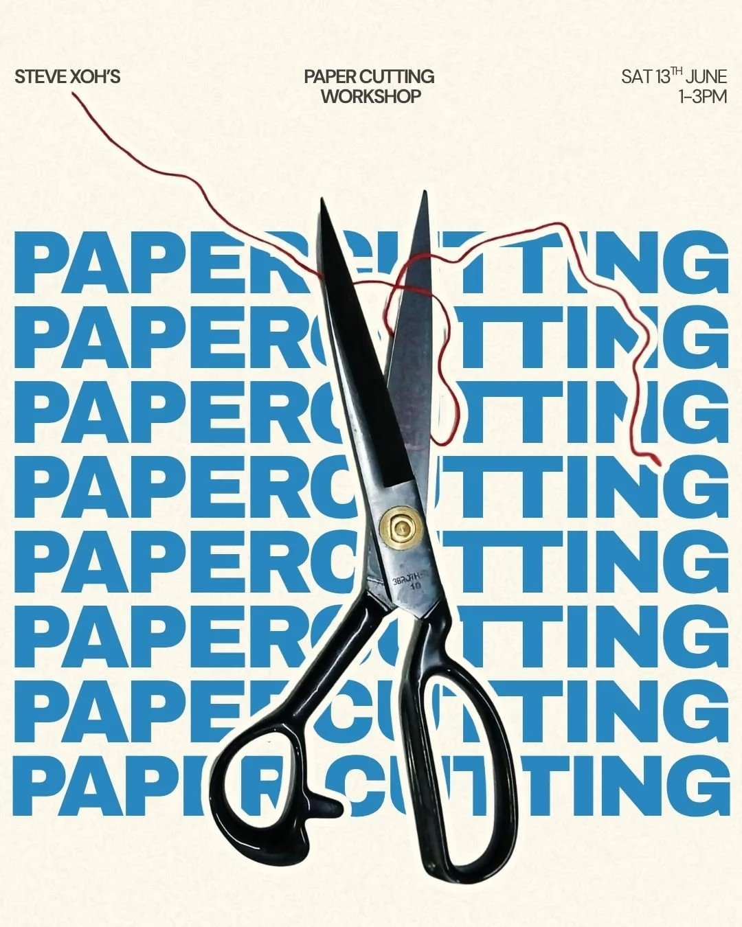 Artist Steve Xoh invites you to step into his wonderfully strange world in this playful, hands-on paper-cutting workshop that blends creativity, curiosity, and a touch of the unexpected on Sat 13th June. Steve Xoh has exhibited internationally (even 