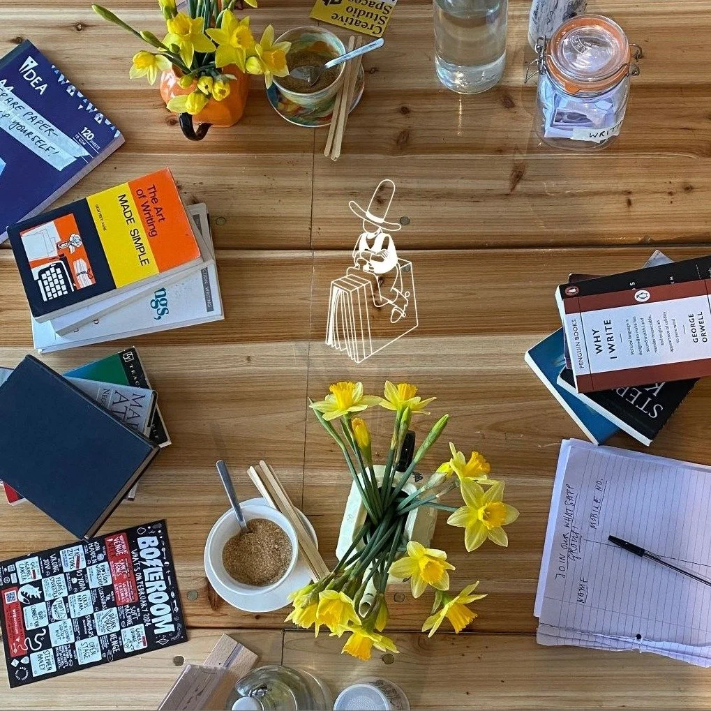 Writers Saloon will be corralled at Frida&rsquo;s Coffee House this morning. For writers of all styles and abilities, come along and meet like-minded people from 10-12pm. 

 #creativewriting #Guildford #surrey