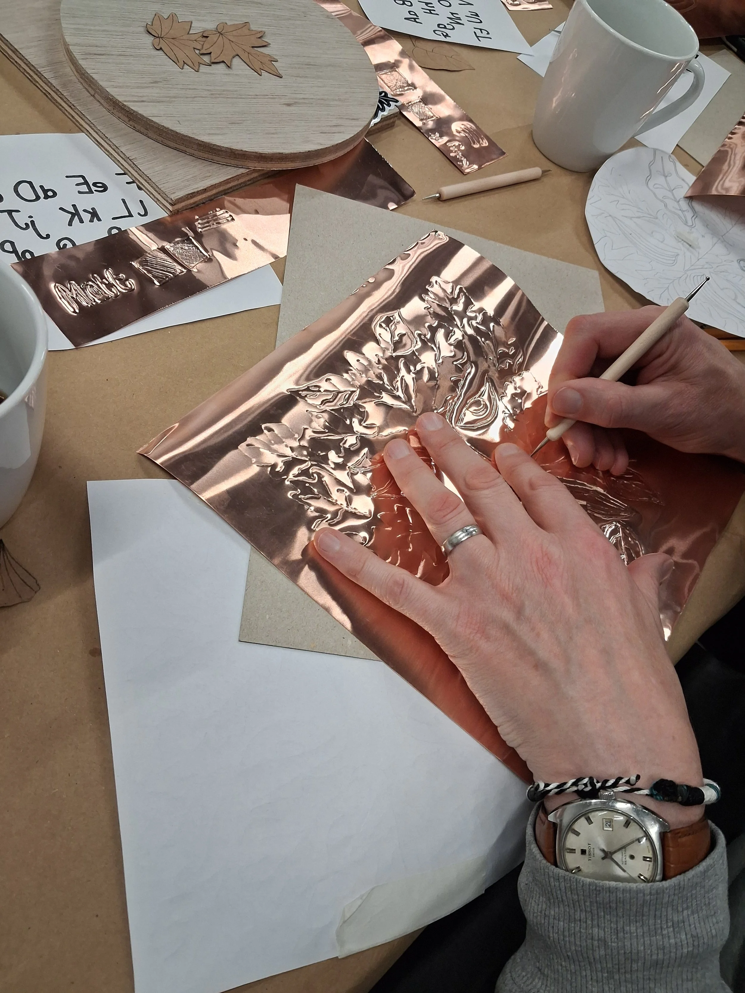 Mini Copper Grimoire workshop&nbsp;with Hattie Hyder and Thirzah Bragg
