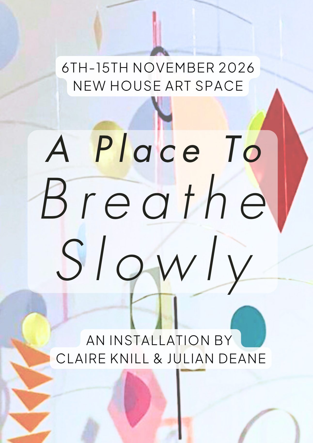 A PLACE TO Breathe Slowly
