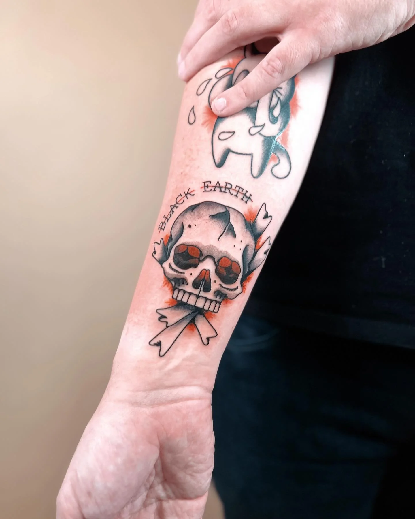 We did Frank&rsquo;s first tattoo a couple of months back&mdash;the Gorillaz Clint Eastwood album (yes, I know I didn&rsquo;t post it yet, but I will! I&rsquo;m trying to keep up with posting, but it&rsquo;s hard, okay? Okay, enough about me).

Then,