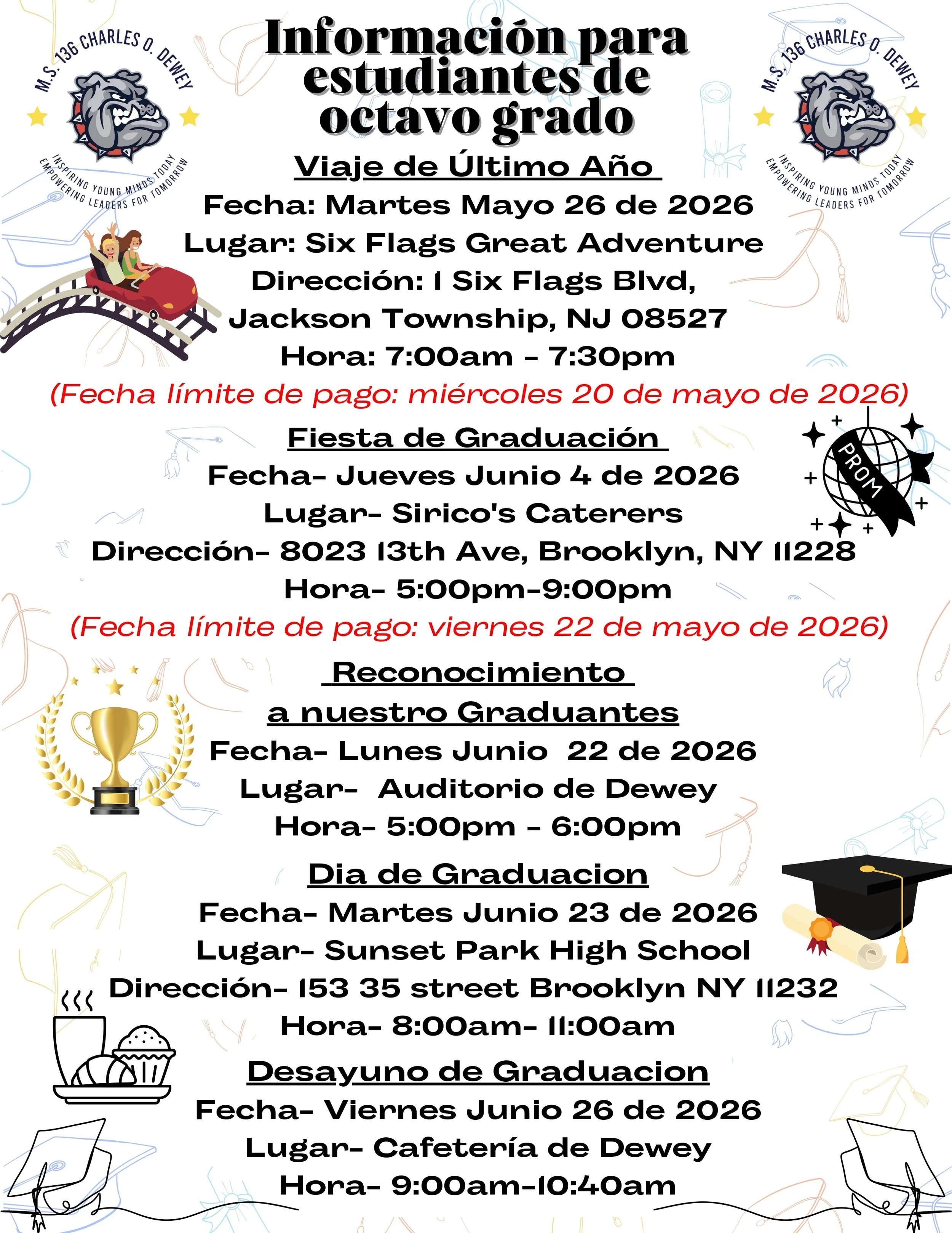 8th Grade Senior Information 2