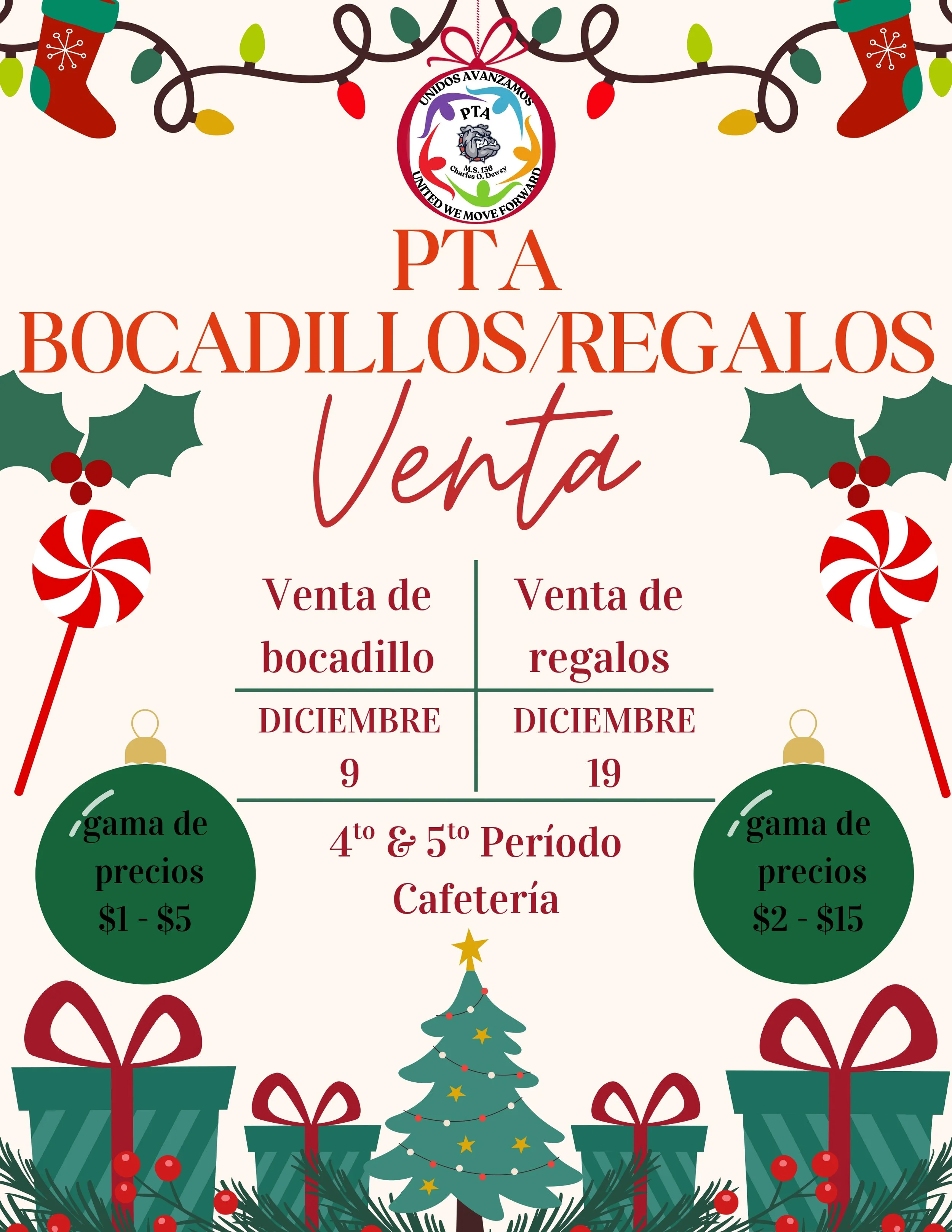 Christmas pta sale event 2