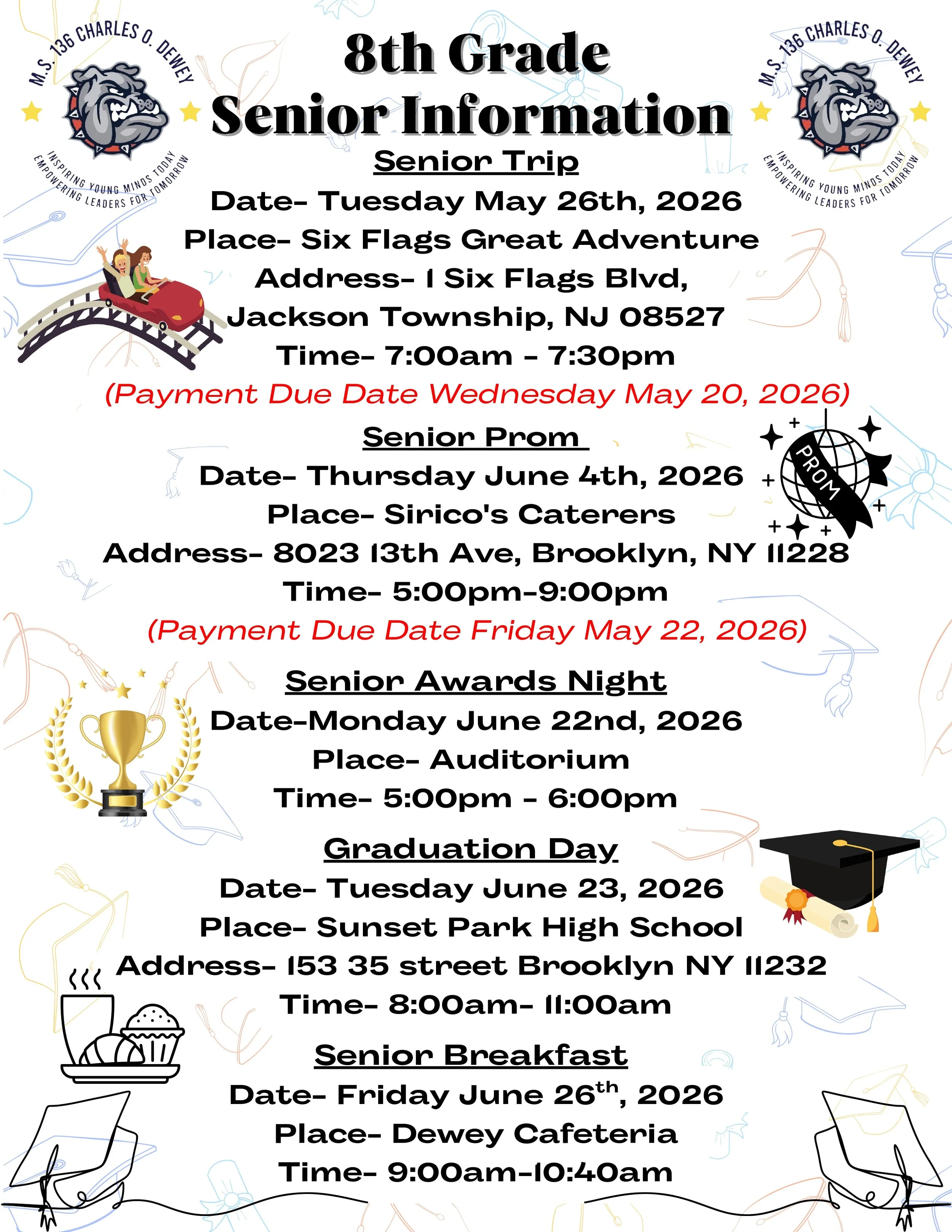 8th Grade Senior Information 1