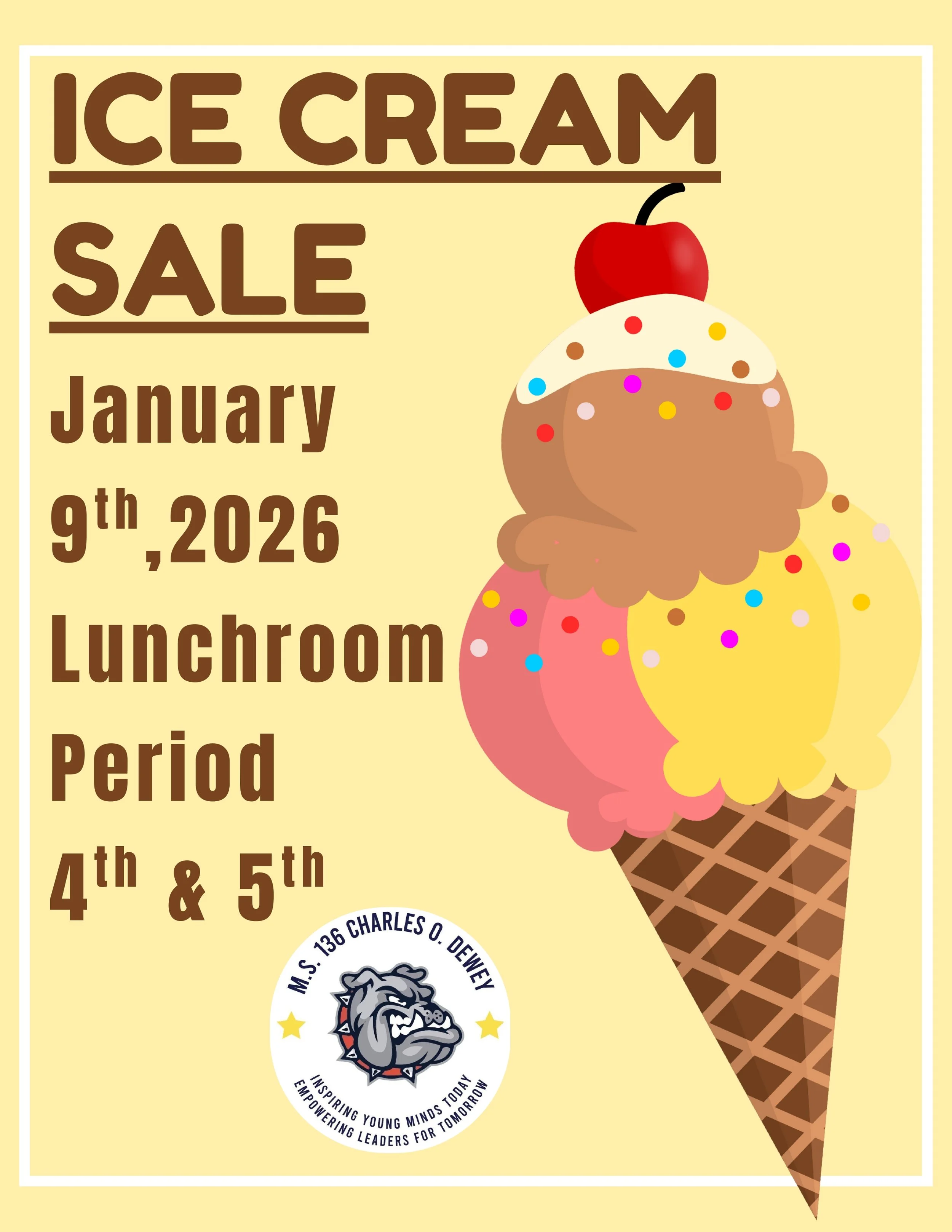 ice cream Sale