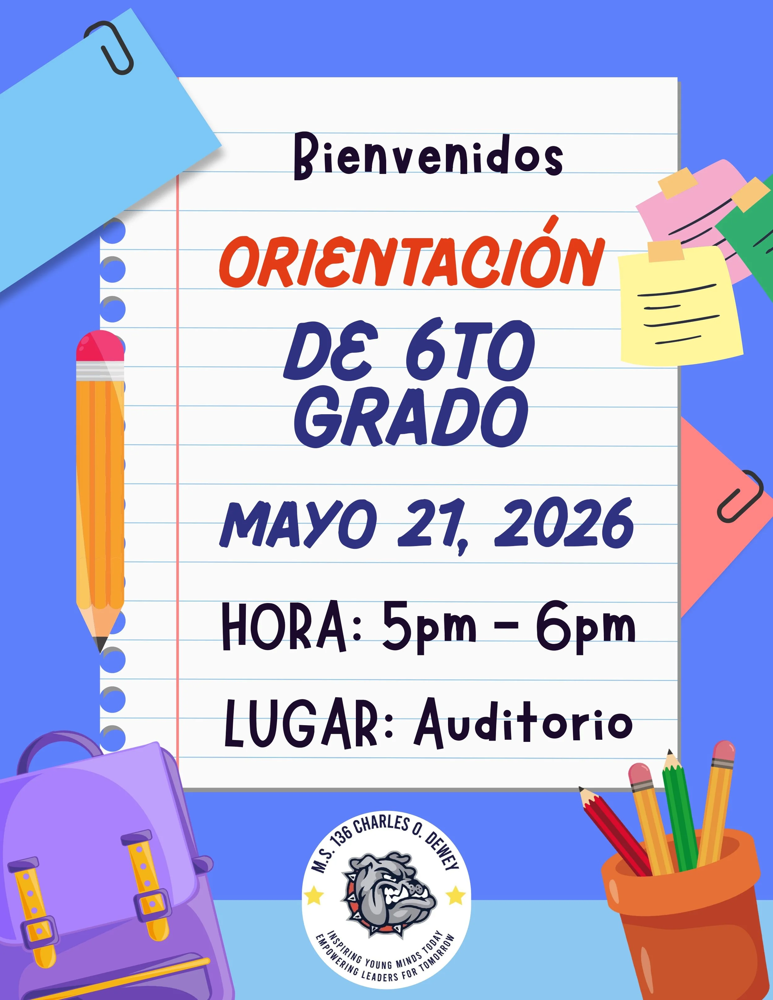 6tH grade orientation 2