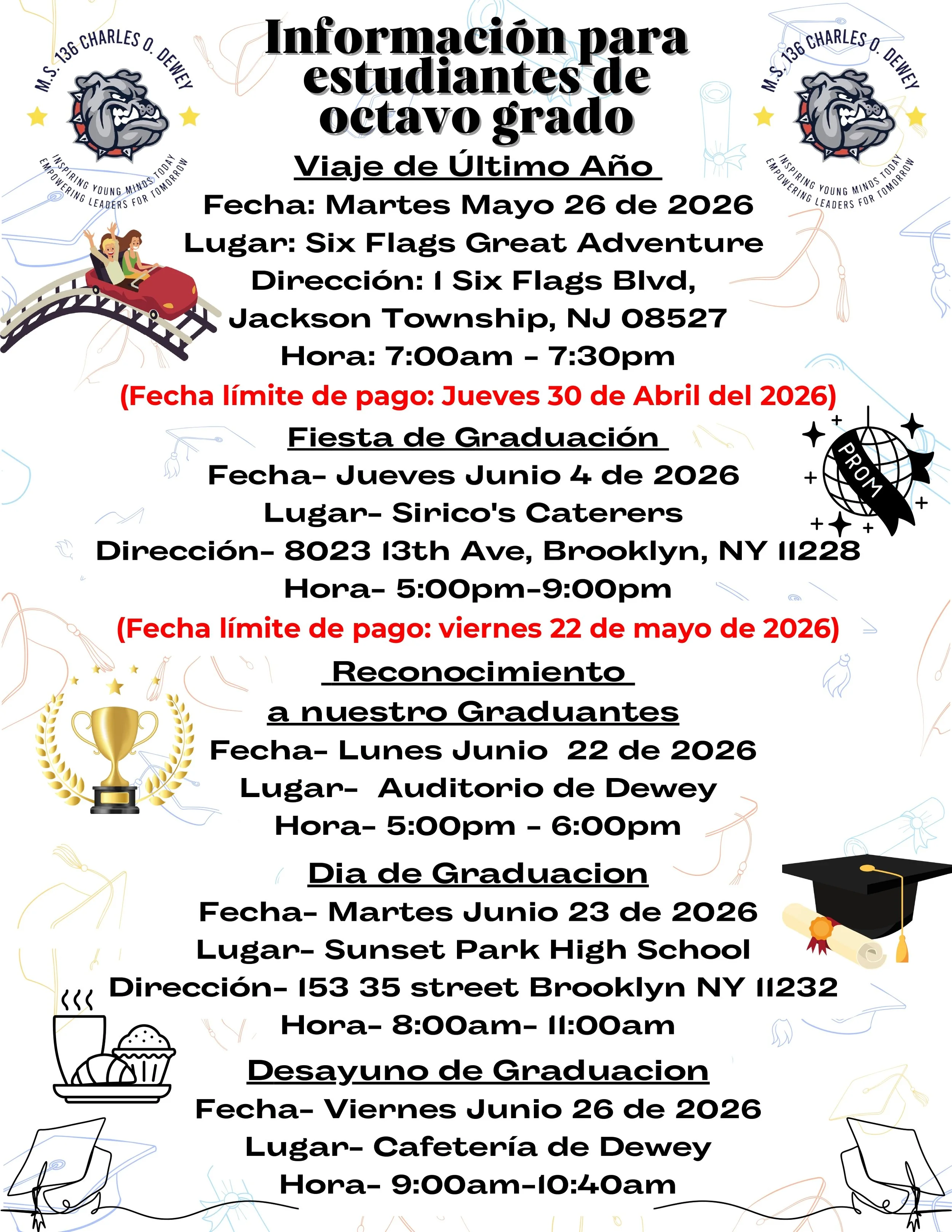 Updated 8th Grade information 1