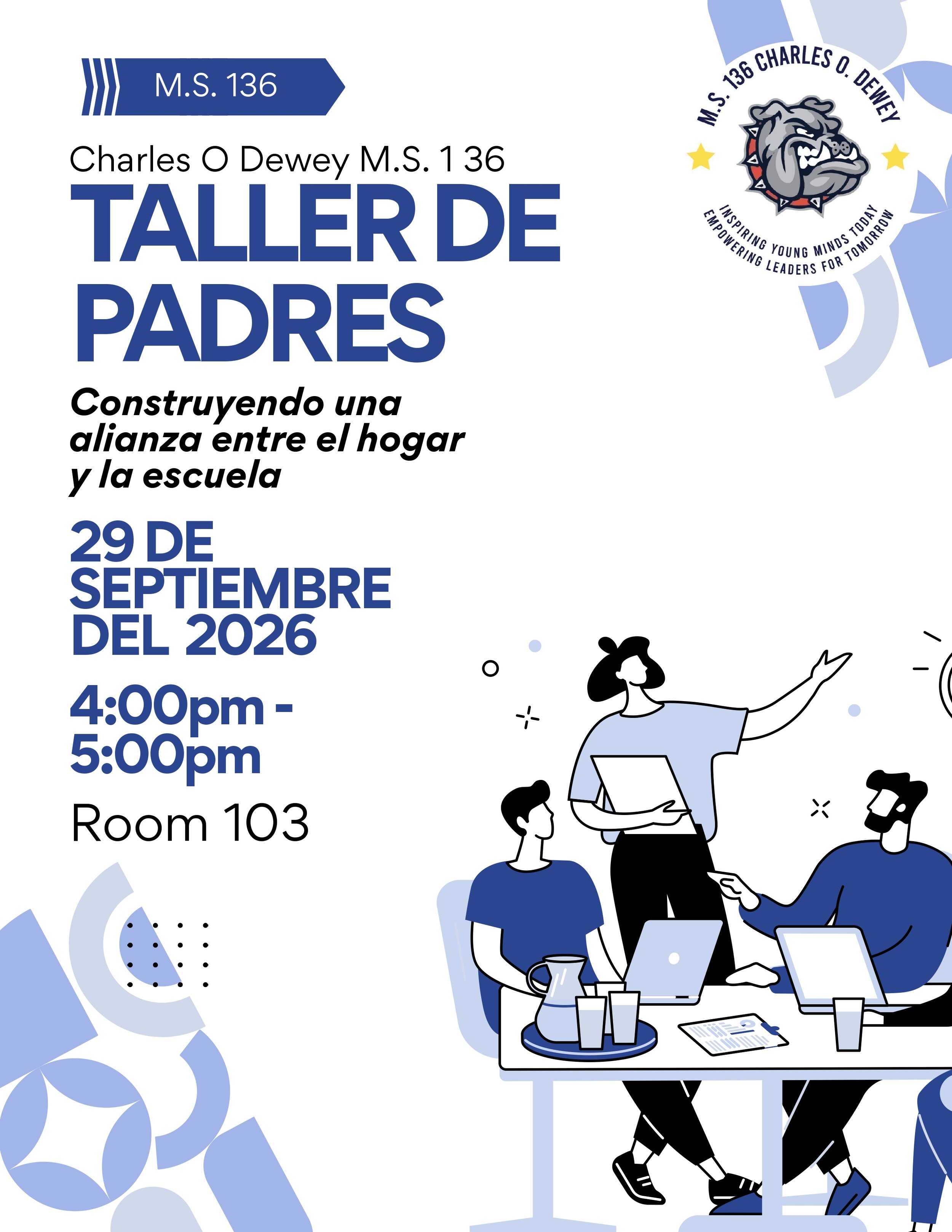 M.S. 136 sept  parent workshop 1
