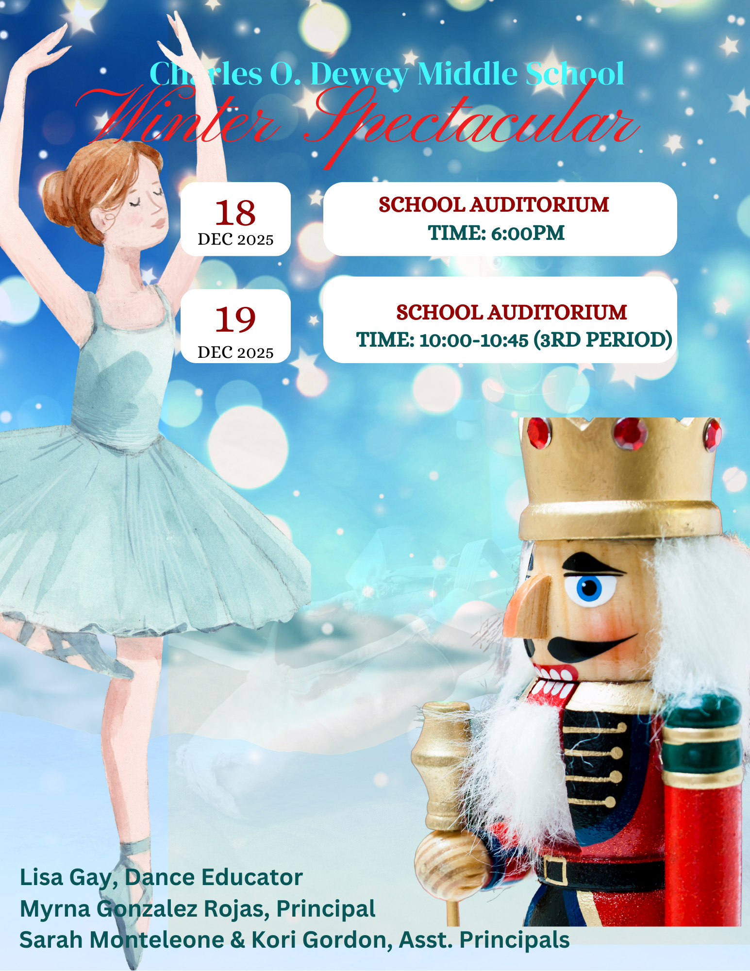 School winter spectacular event